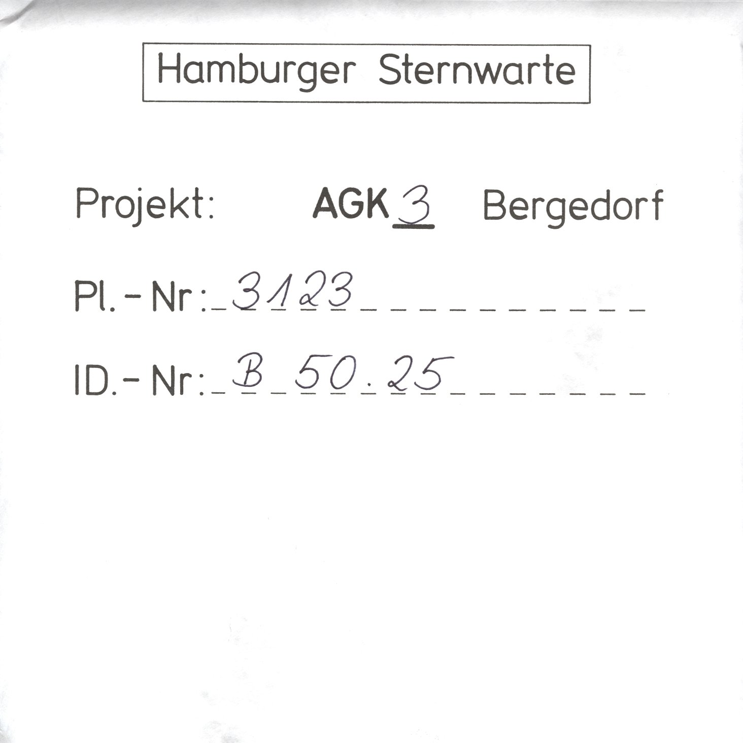 Plattenhuelle AG03123