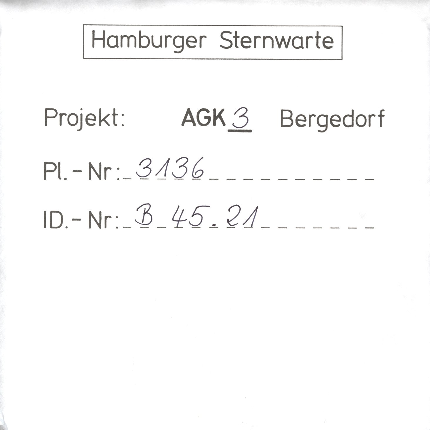 Plattenhuelle AG03136