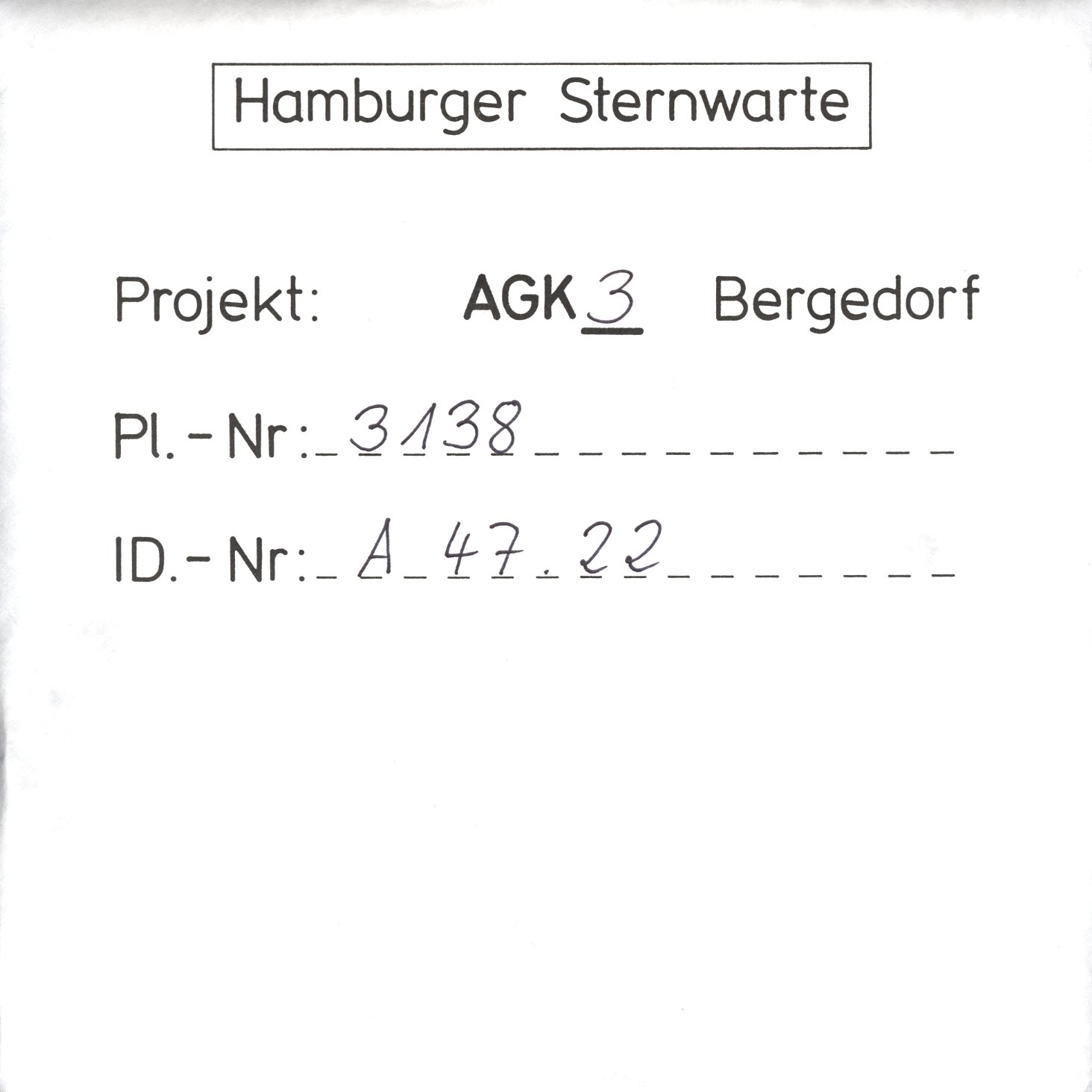 Plattenhuelle AG03138
