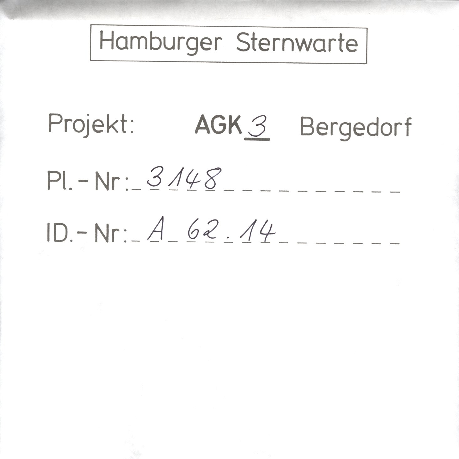 Plattenhuelle AG03148