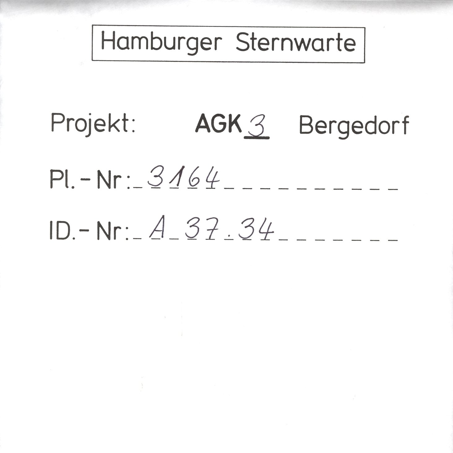 Plattenhuelle AG03164