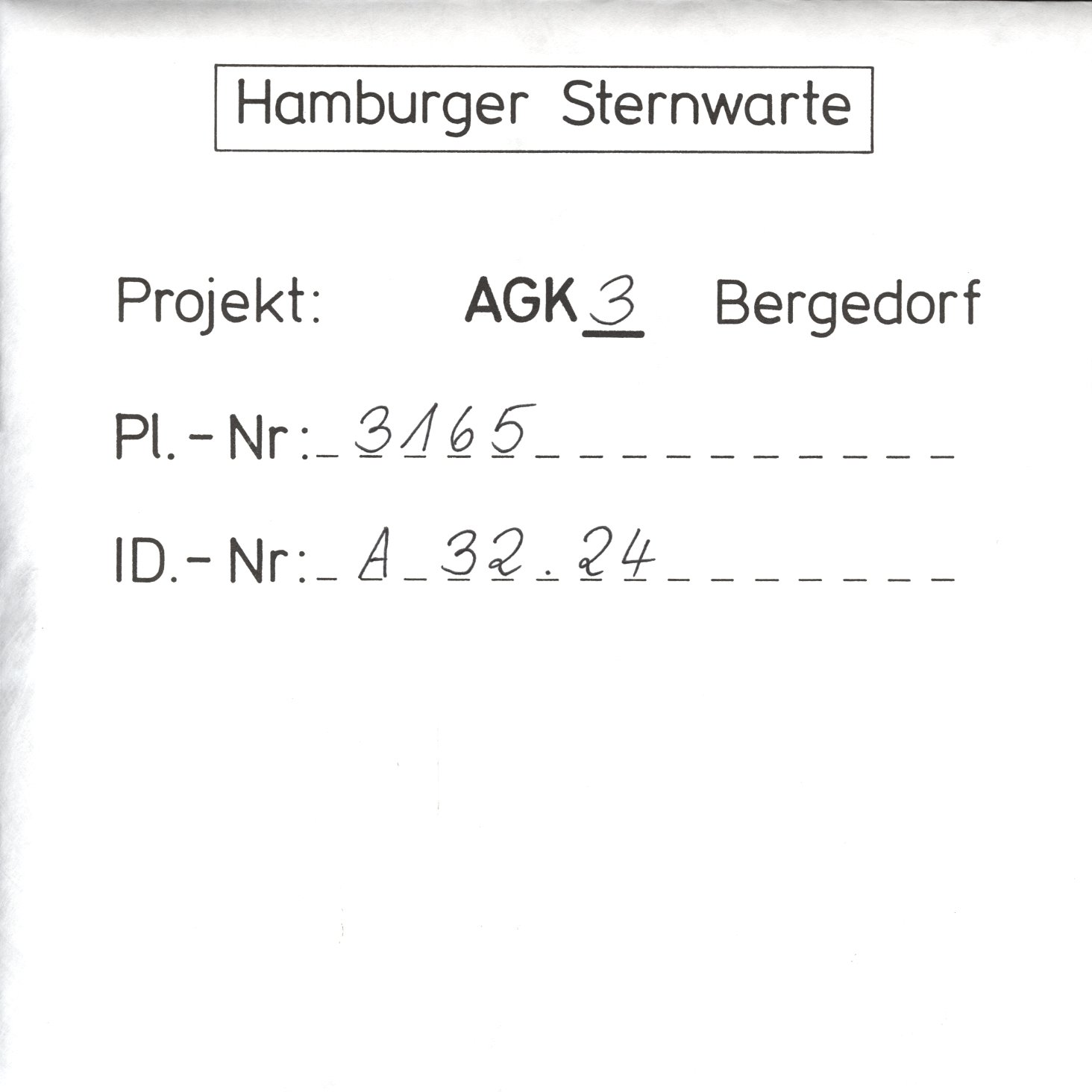 Plattenhuelle AG03165