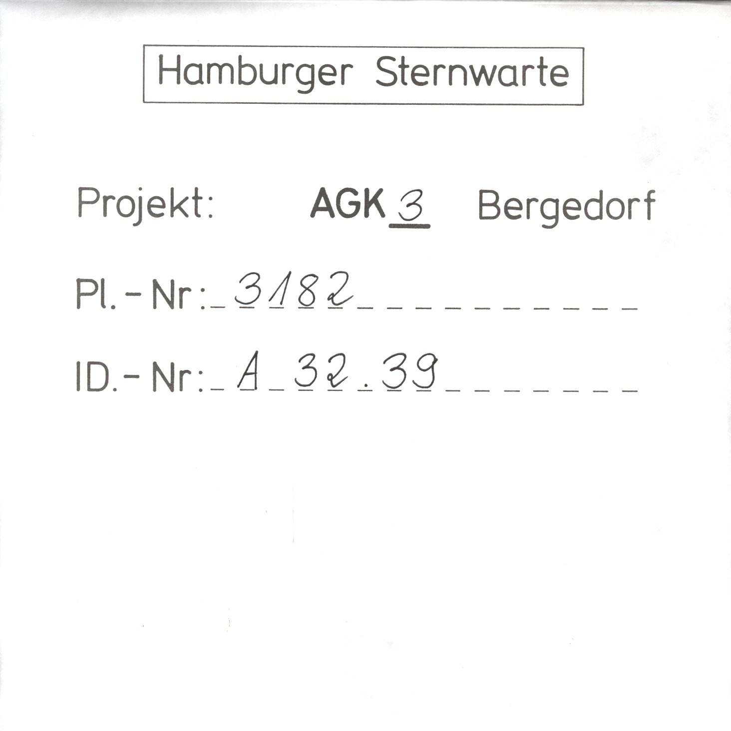 Plattenhuelle AG03182