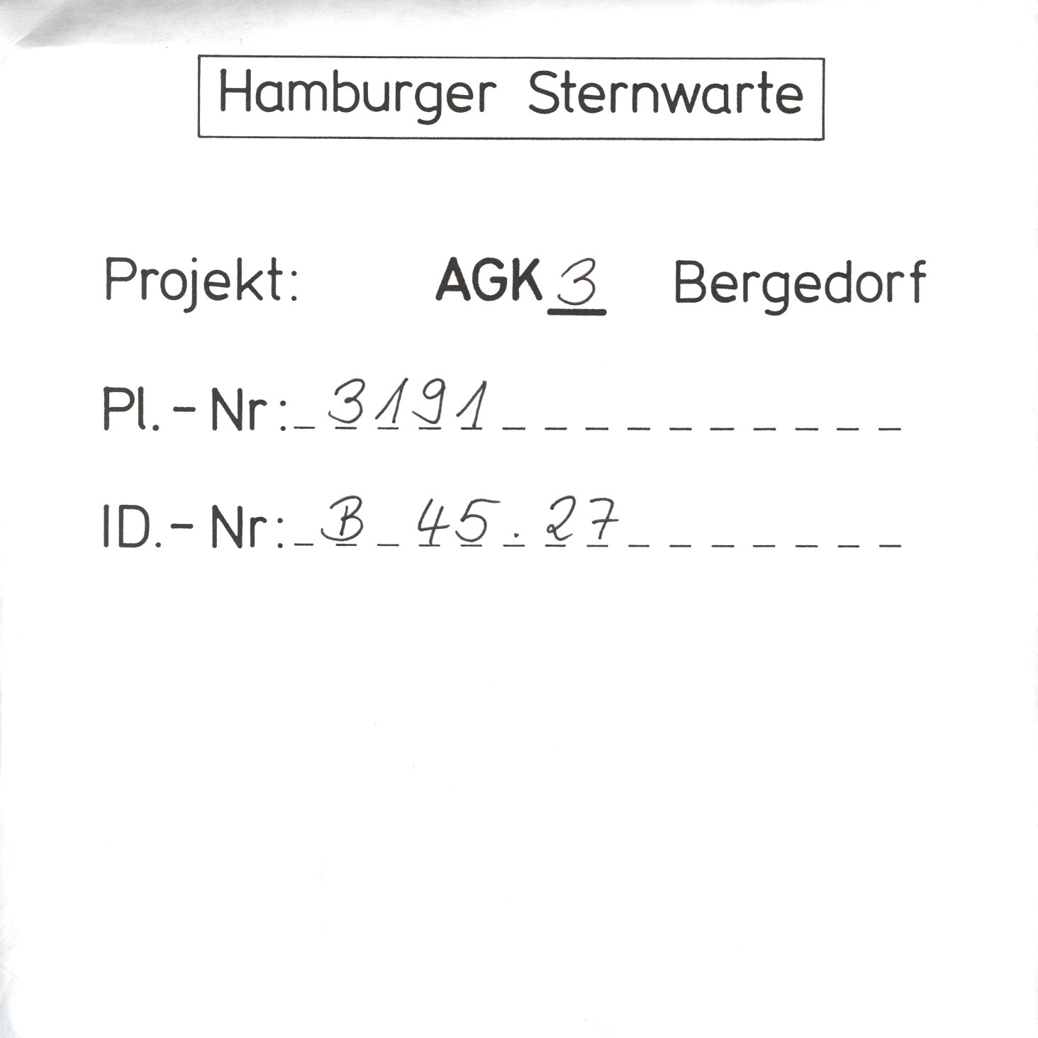 Plattenhuelle AG03191