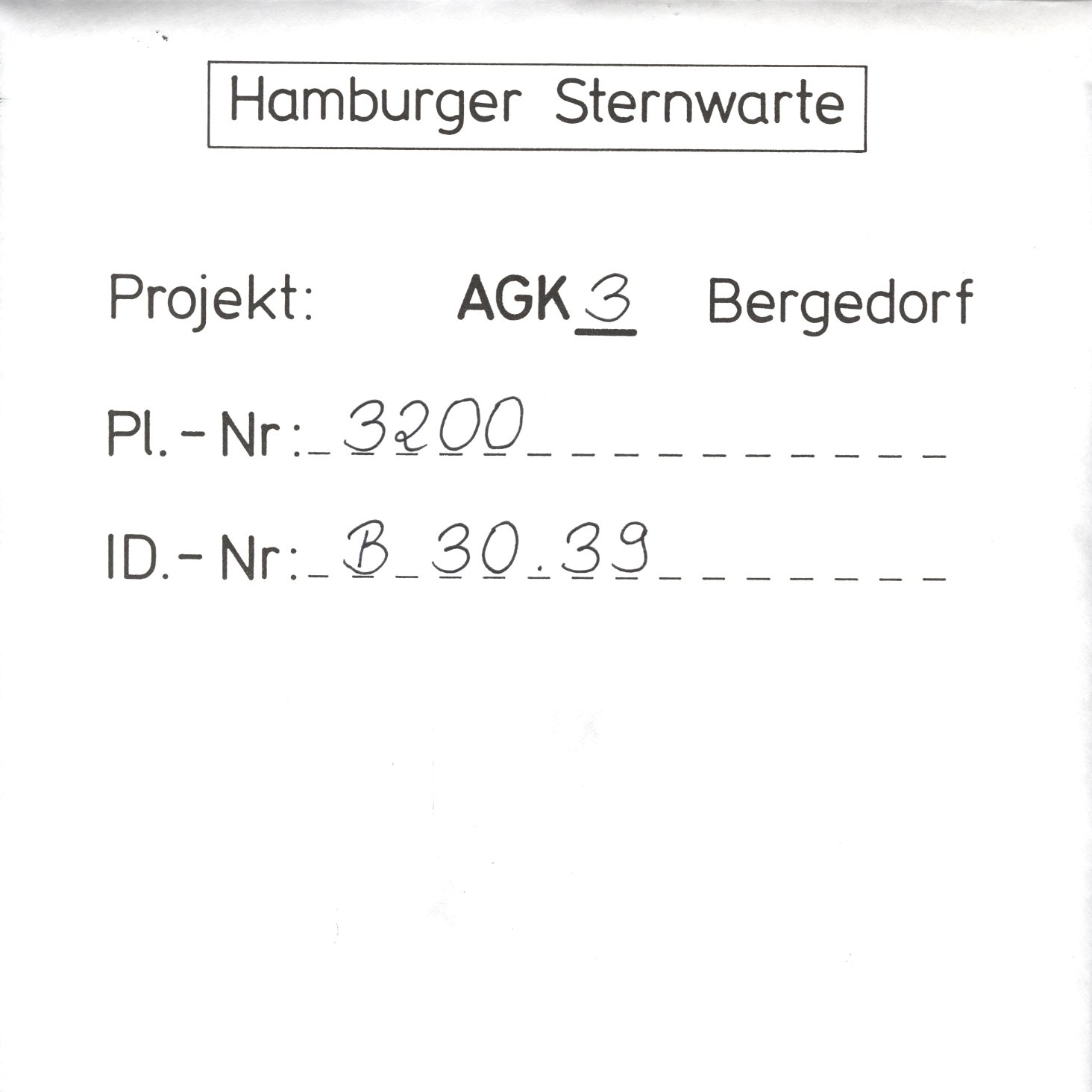 Plattenhuelle AG03200