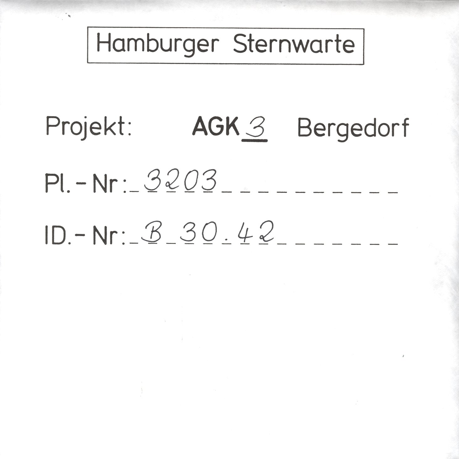 Plattenhuelle AG03203