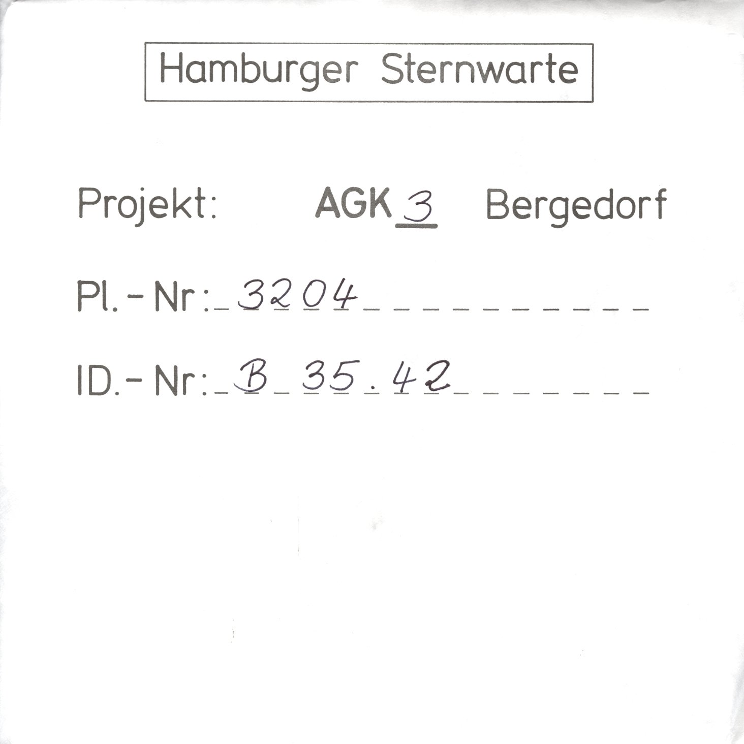 Plattenhuelle AG03204