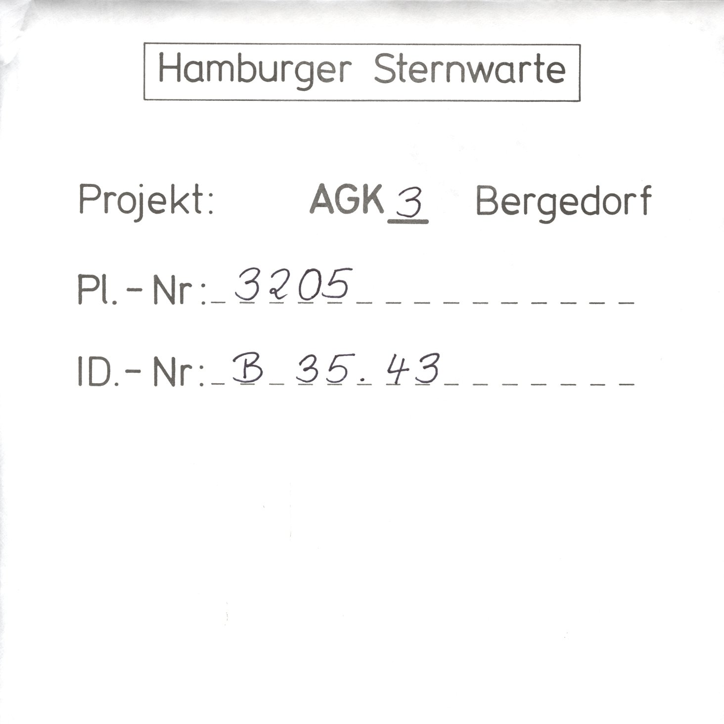 Plattenhuelle AG03205