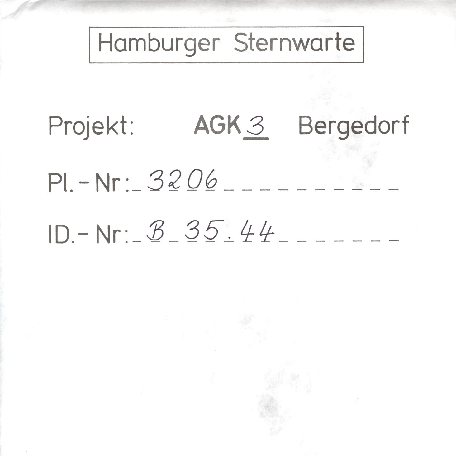 Plattenhuelle AG03206