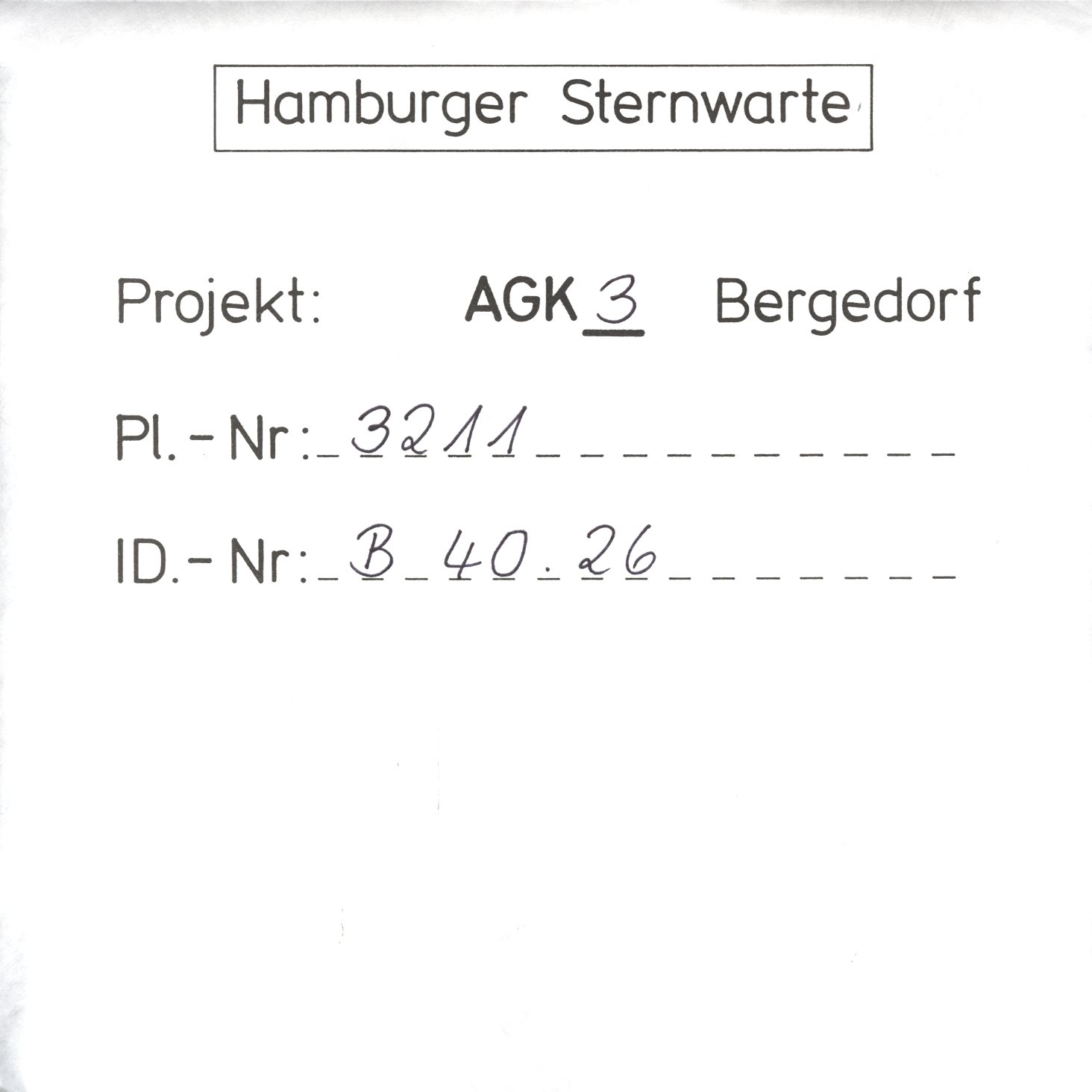 Plattenhuelle AG03211