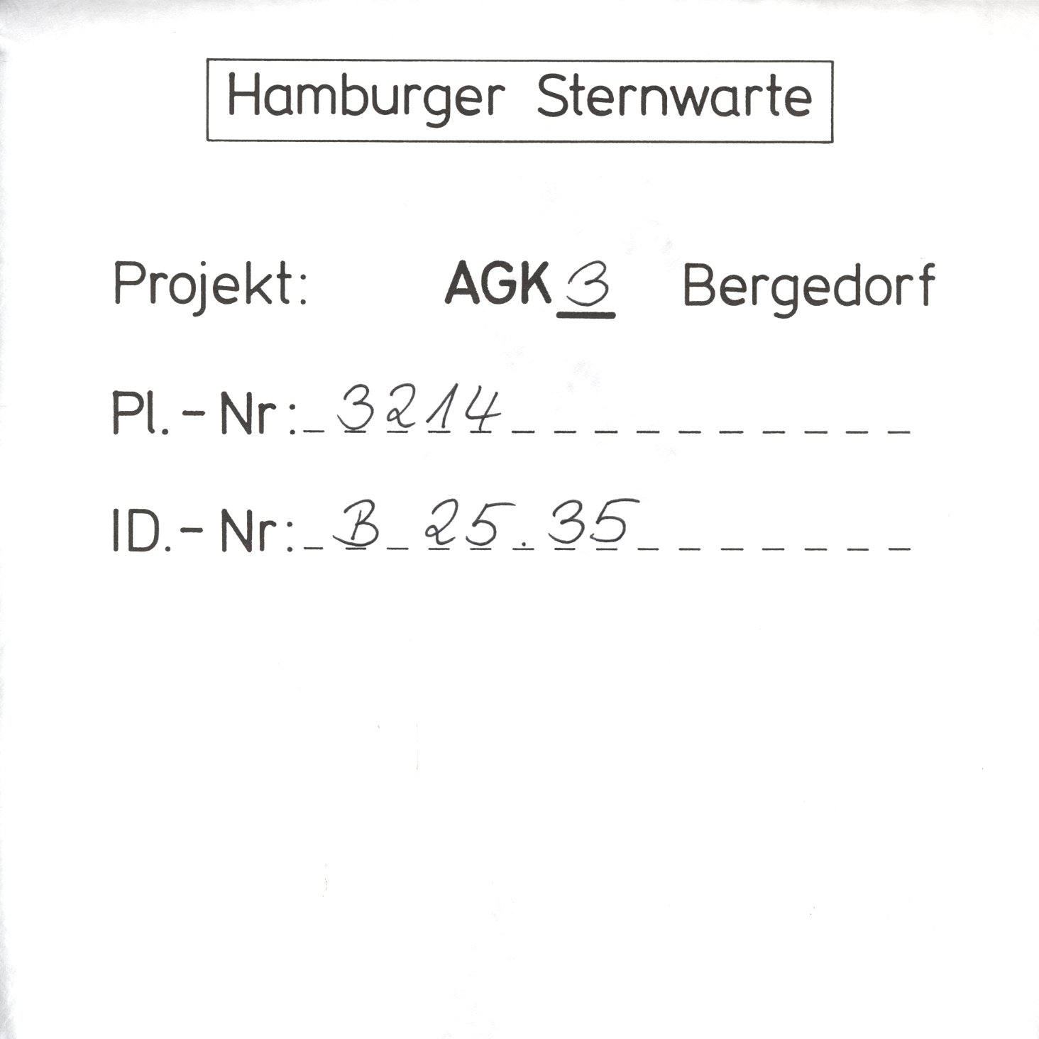 Plattenhuelle AG03214