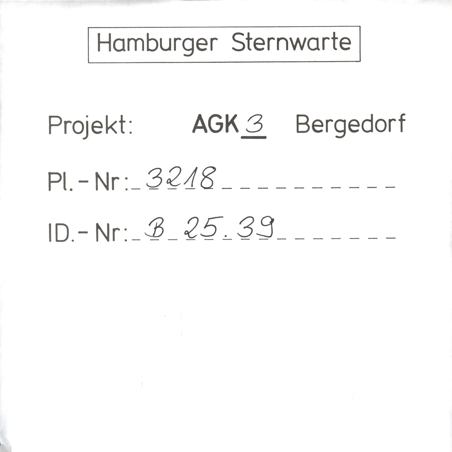Plattenhuelle AG03218