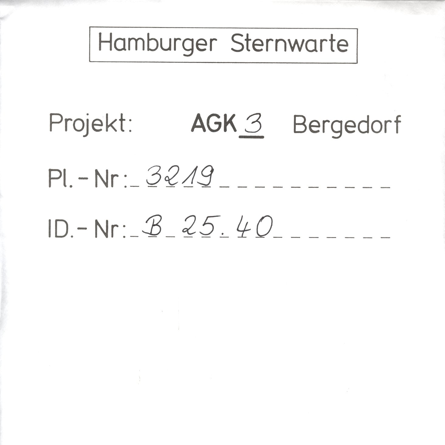 Plattenhuelle AG03219