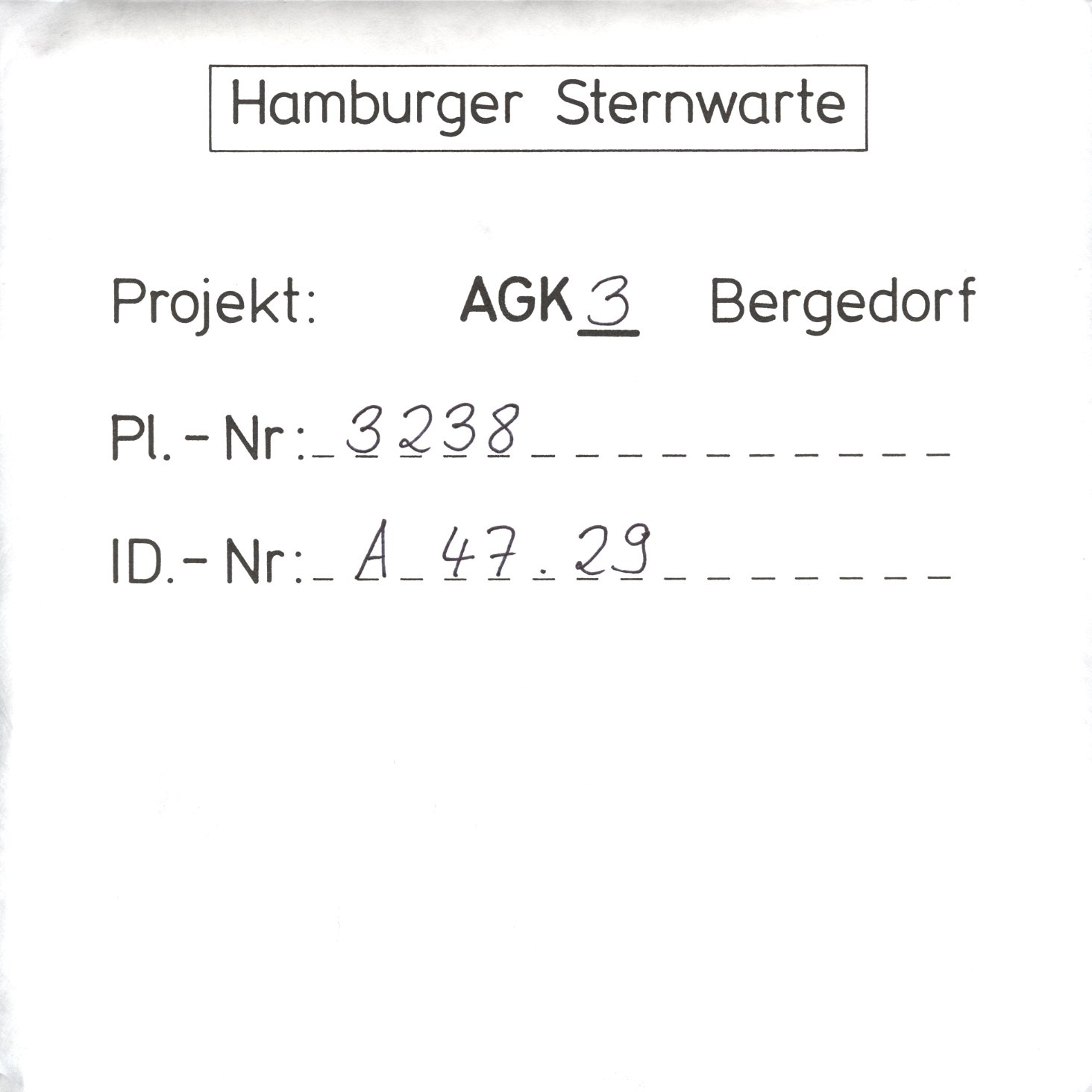 Plattenhuelle AG03238