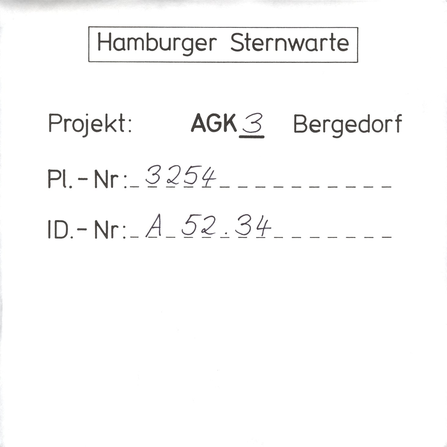 Plattenhuelle AG03254