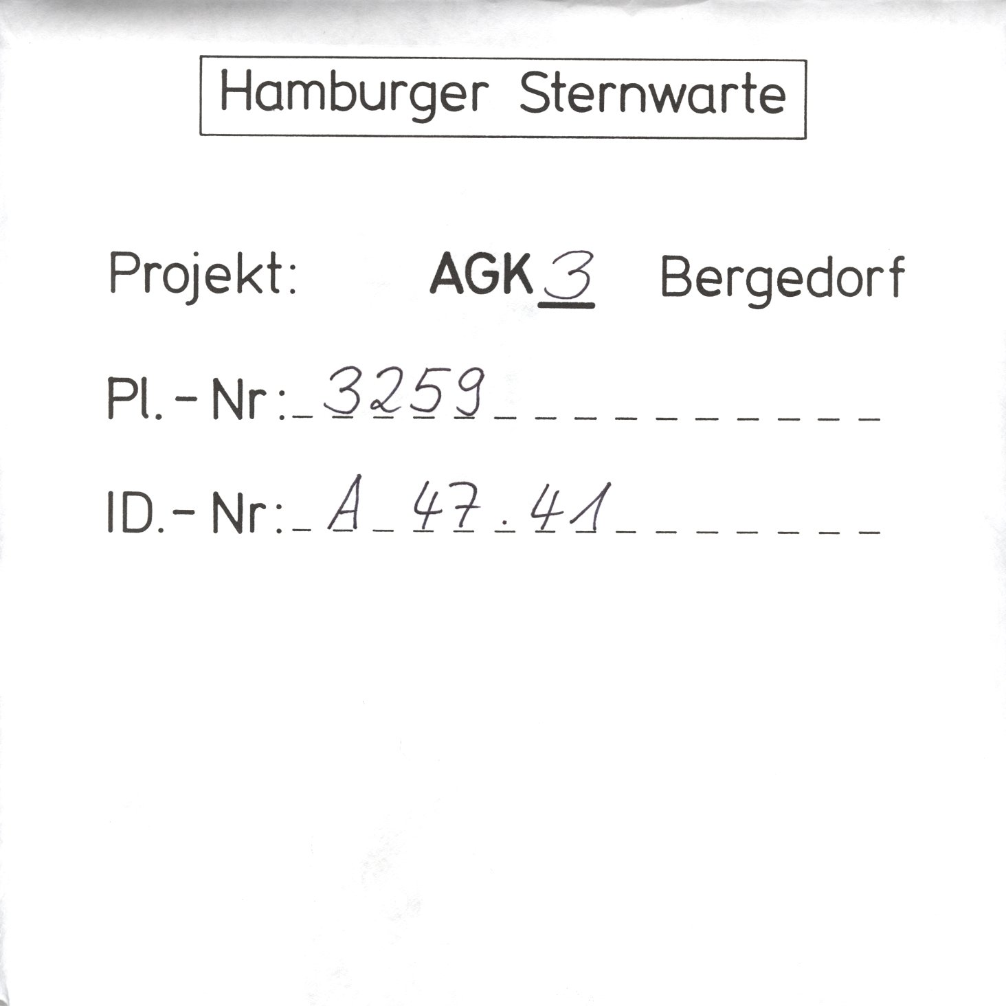 Plattenhuelle AG03259