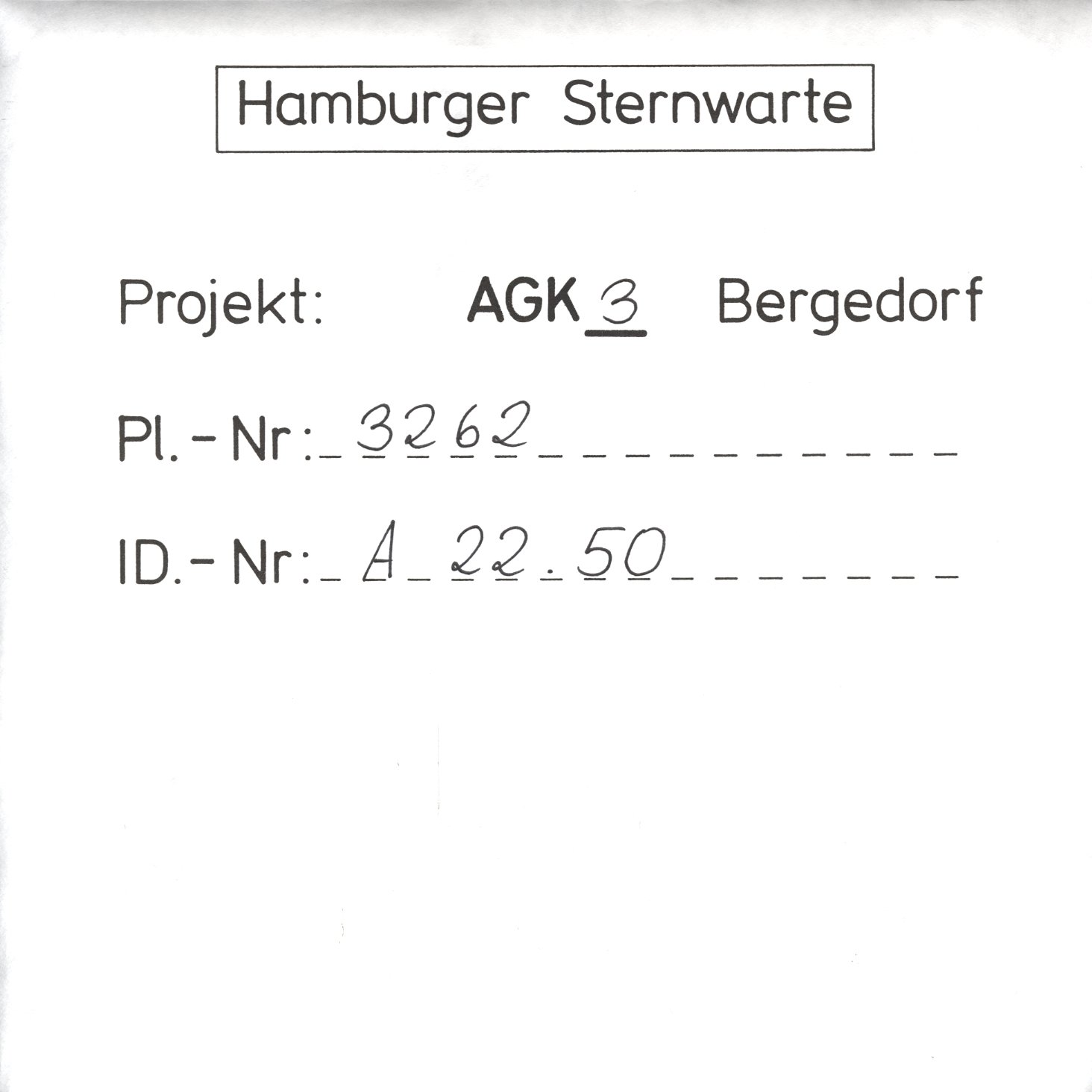 Plattenhuelle AG03262