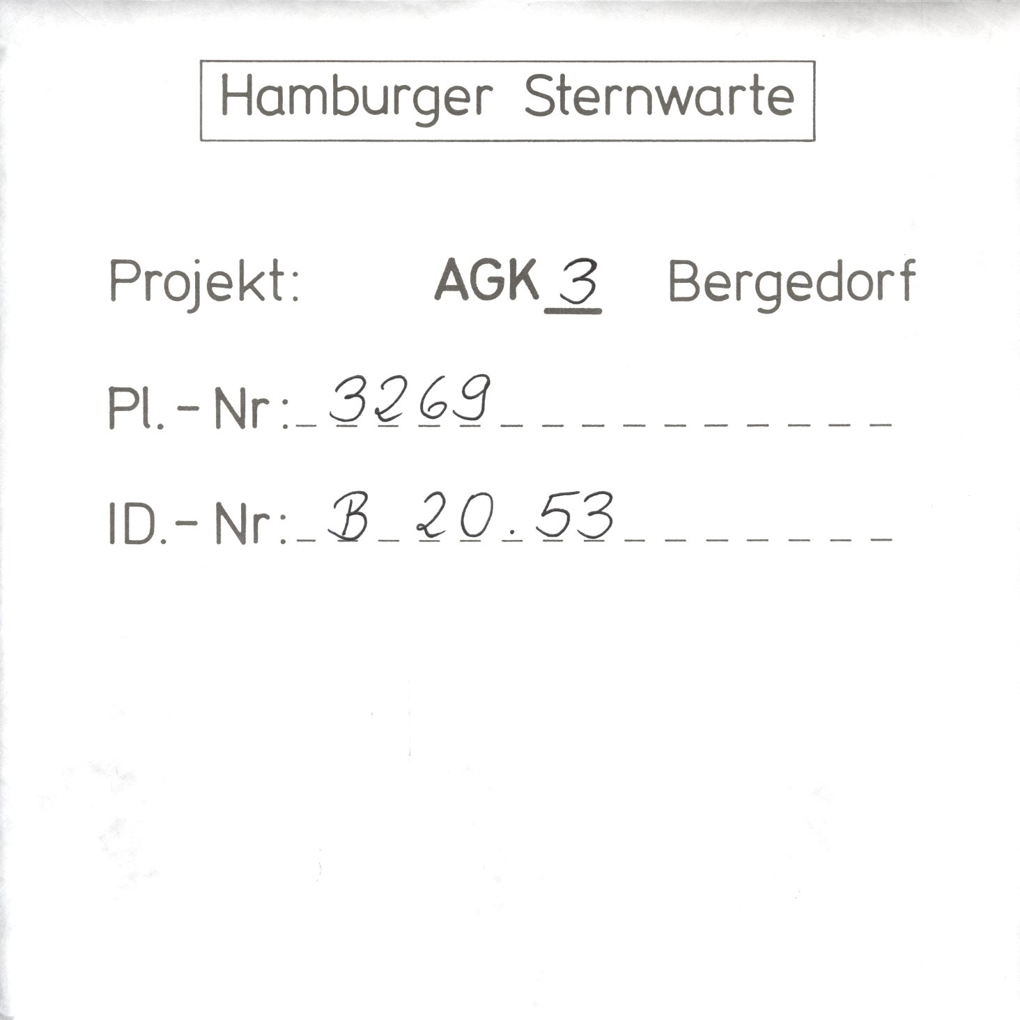 Plattenhuelle AG03269