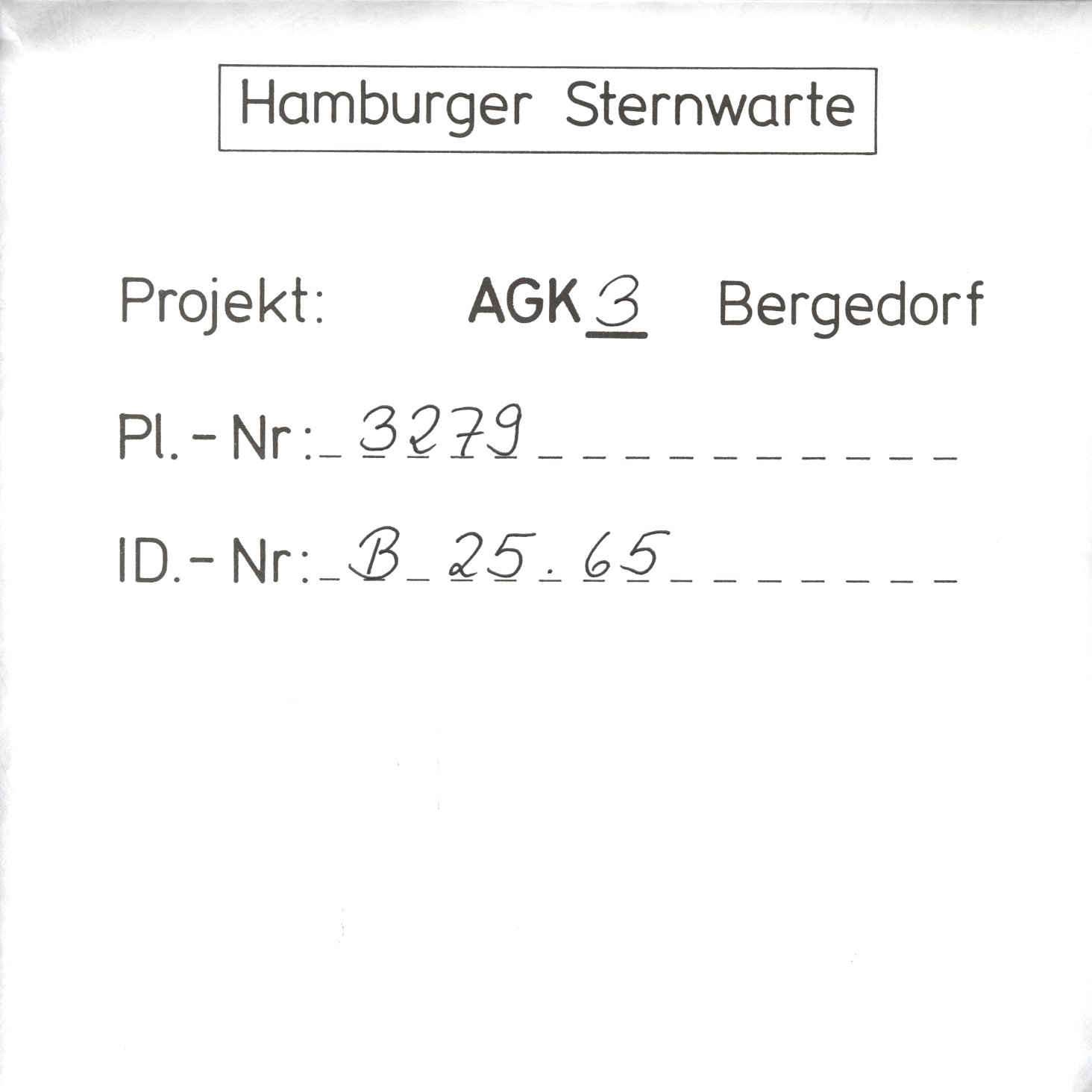 Plattenhuelle AG03279