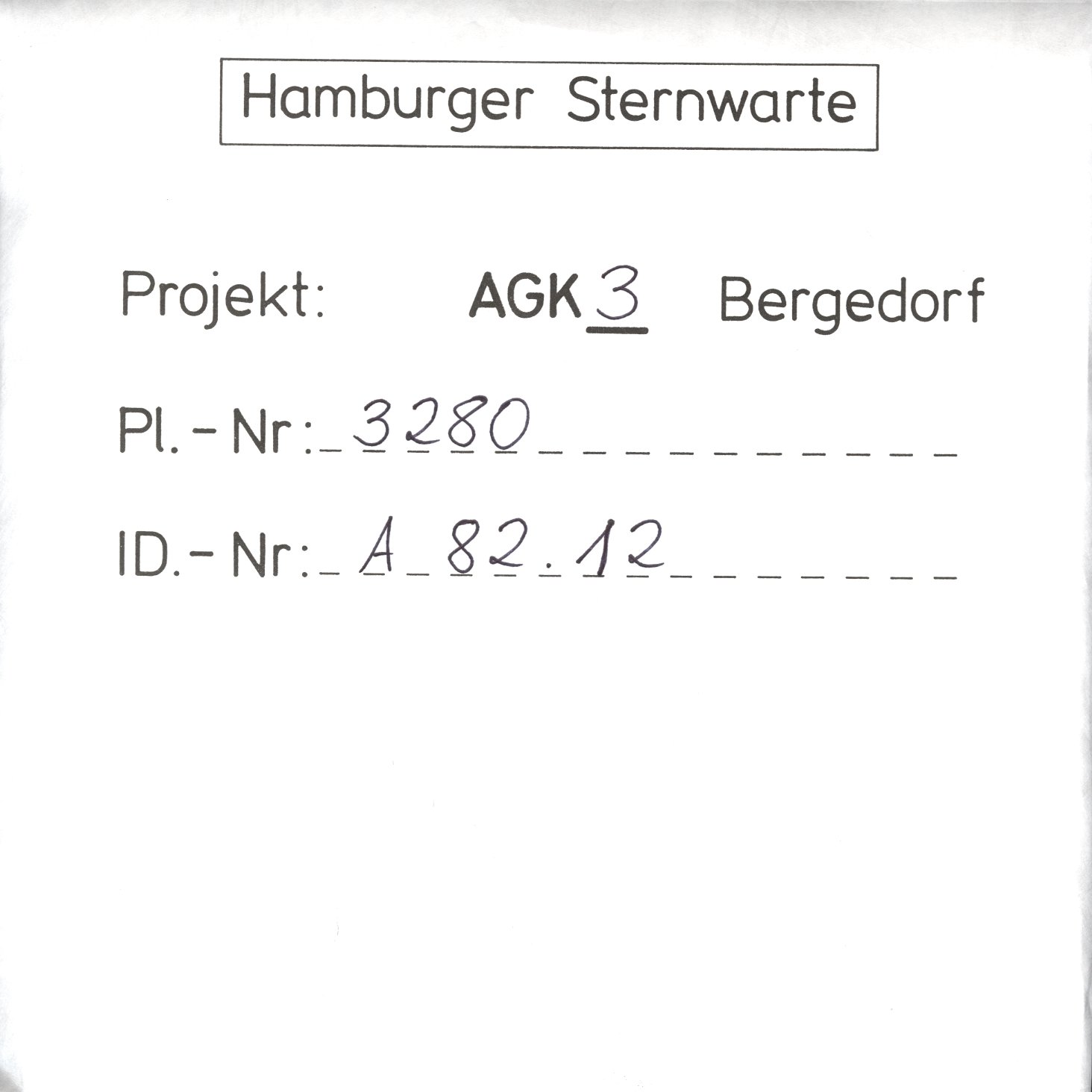 Plattenhuelle AG03280