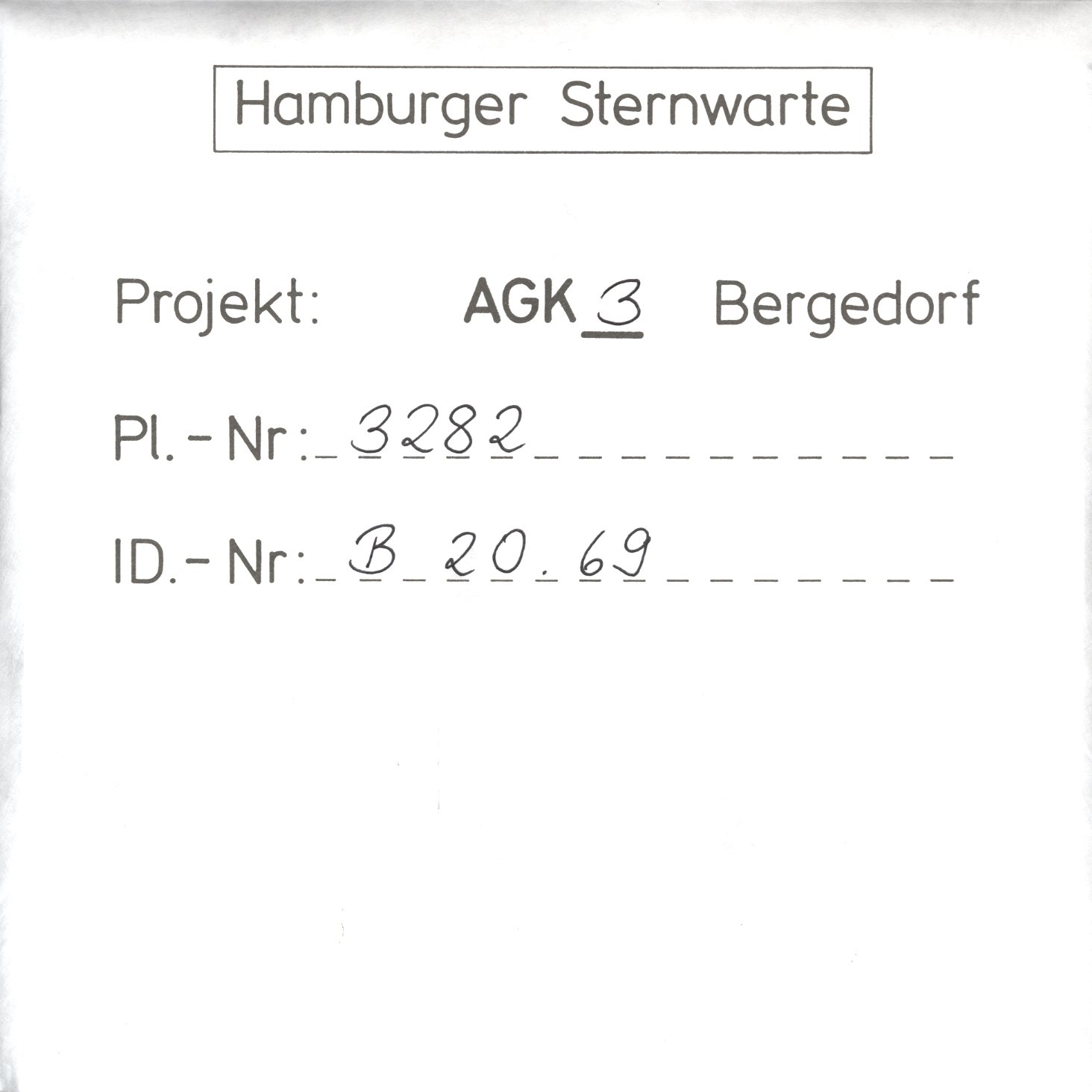 Plattenhuelle AG03282