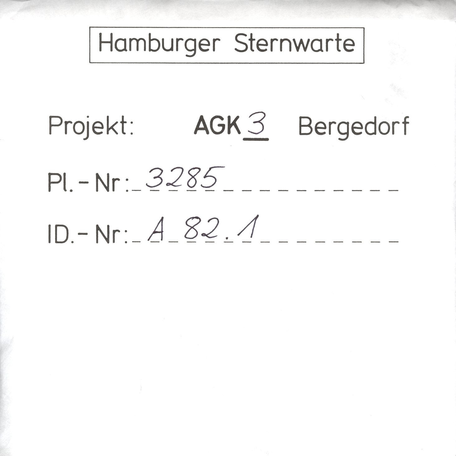 Plattenhuelle AG03285