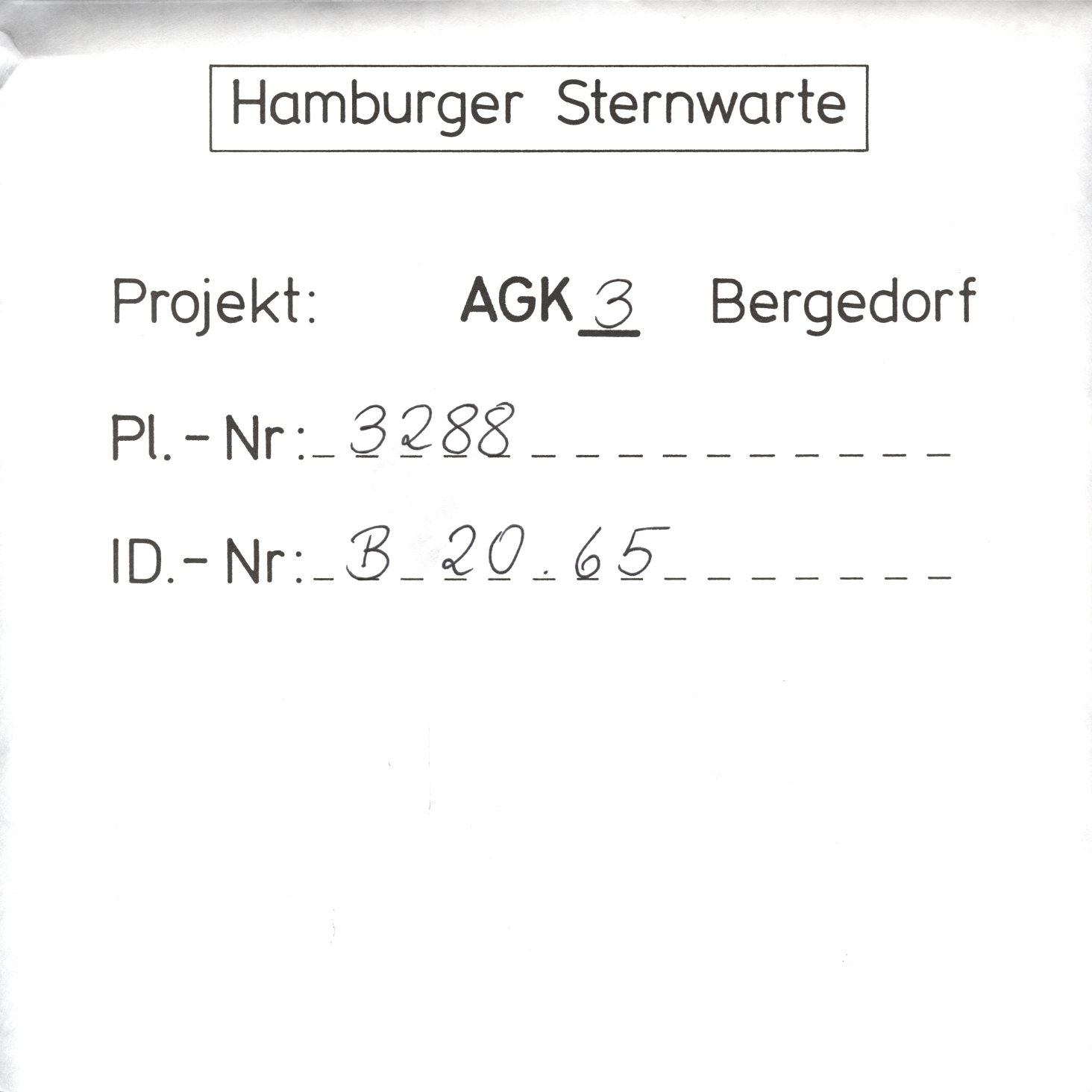 Plattenhuelle AG03288