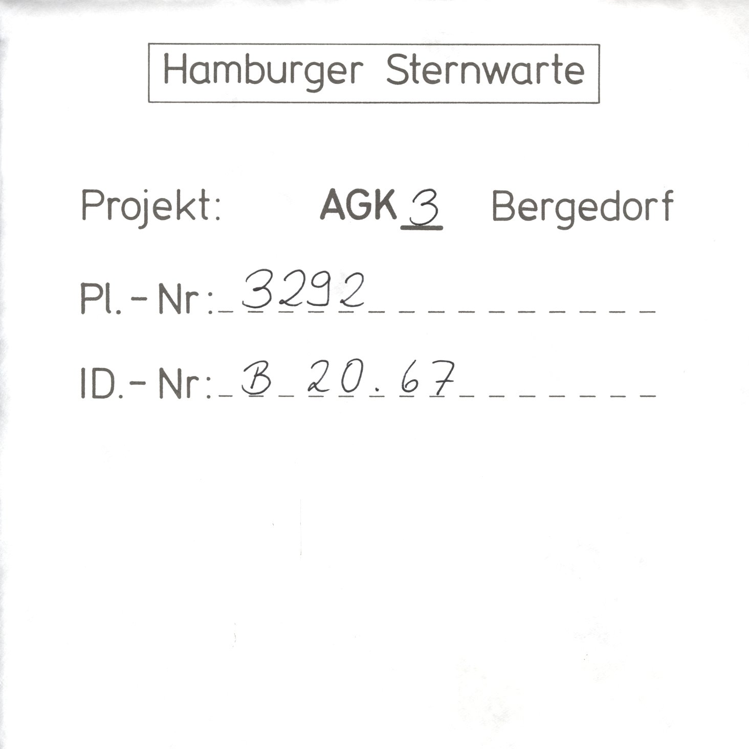 Plattenhuelle AG03292