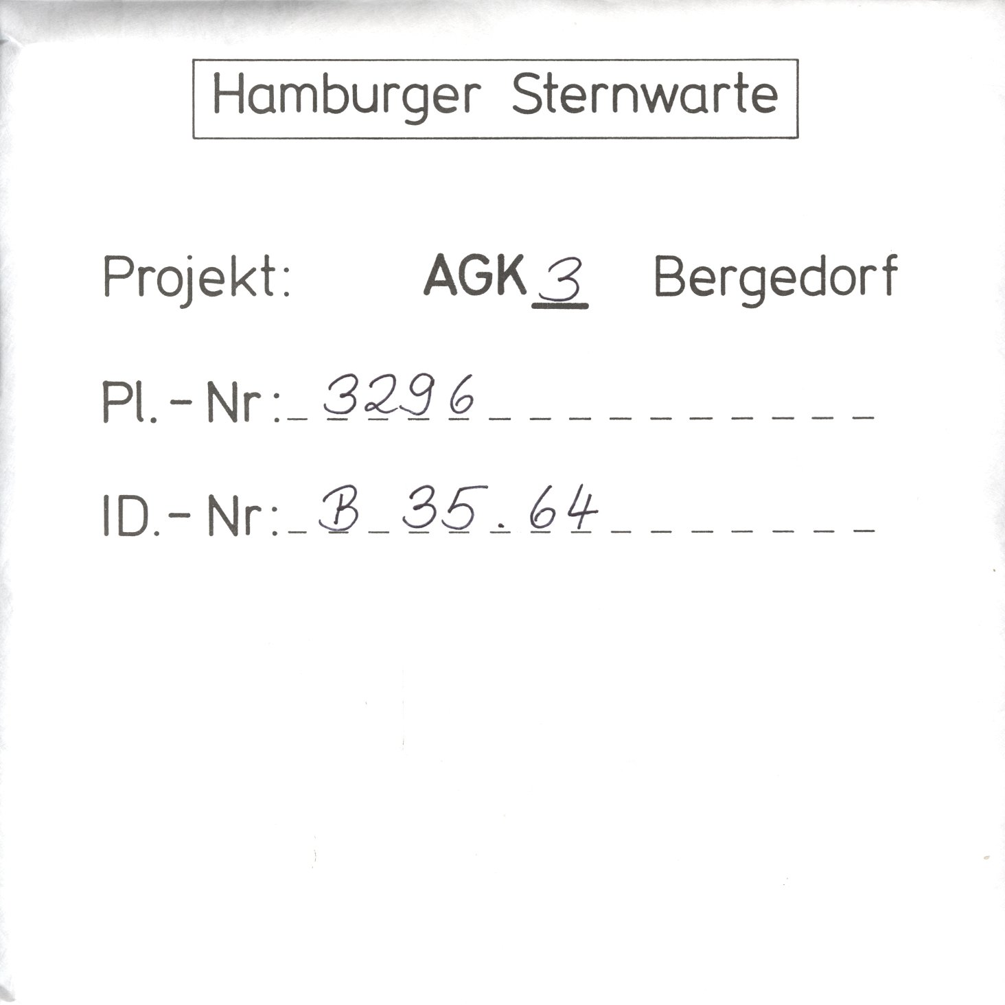 Plattenhuelle AG03296