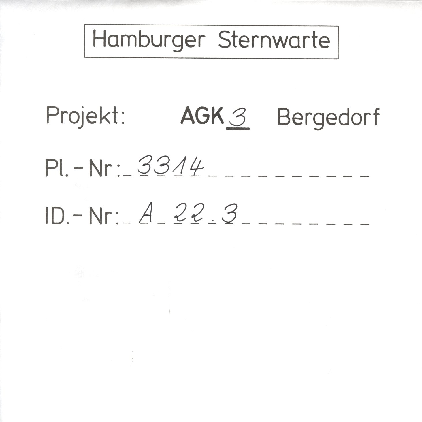 Plattenhuelle AG03314