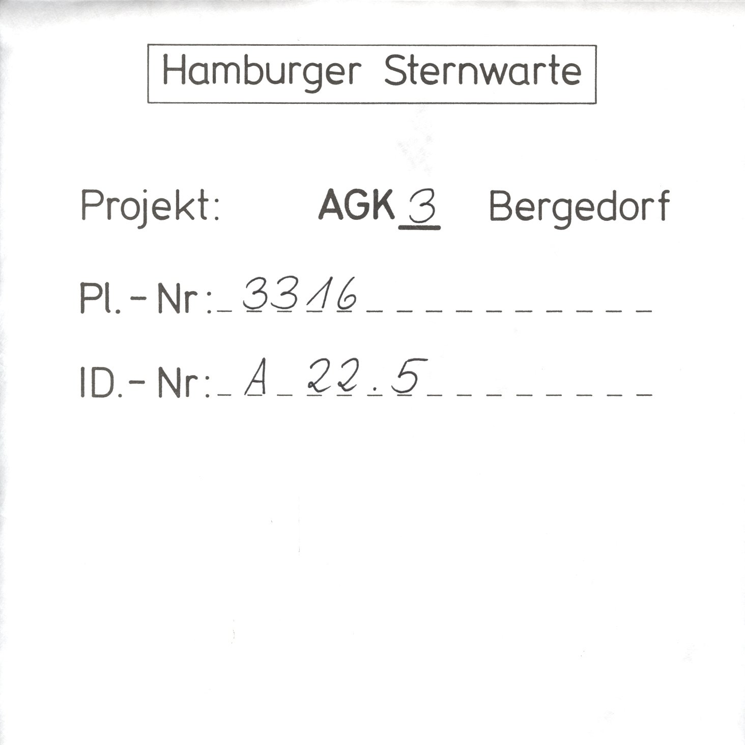 Plattenhuelle AG03316