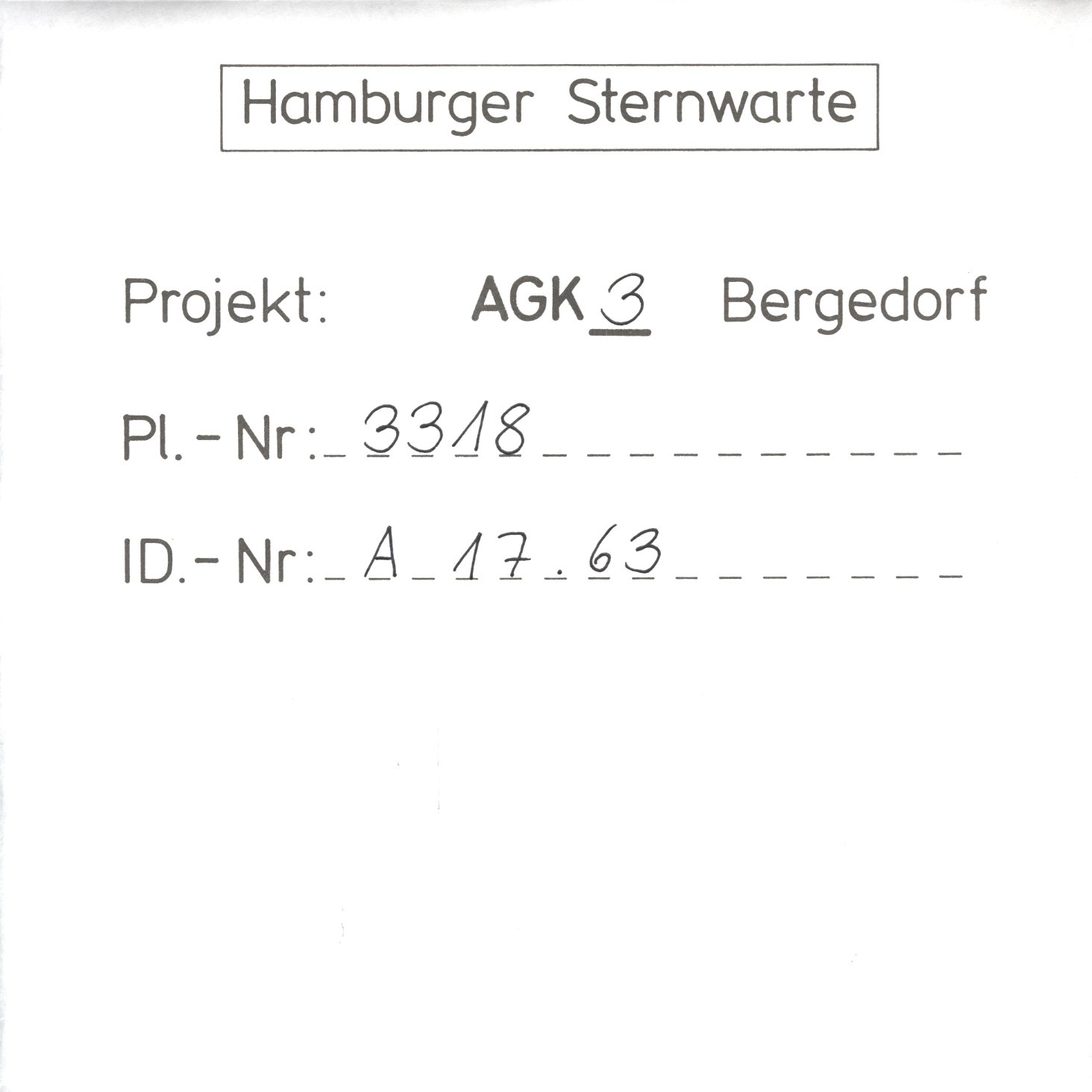 Plattenhuelle AG03318