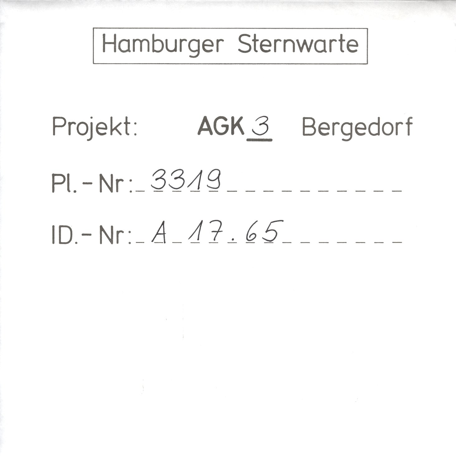 Plattenhuelle AG03319