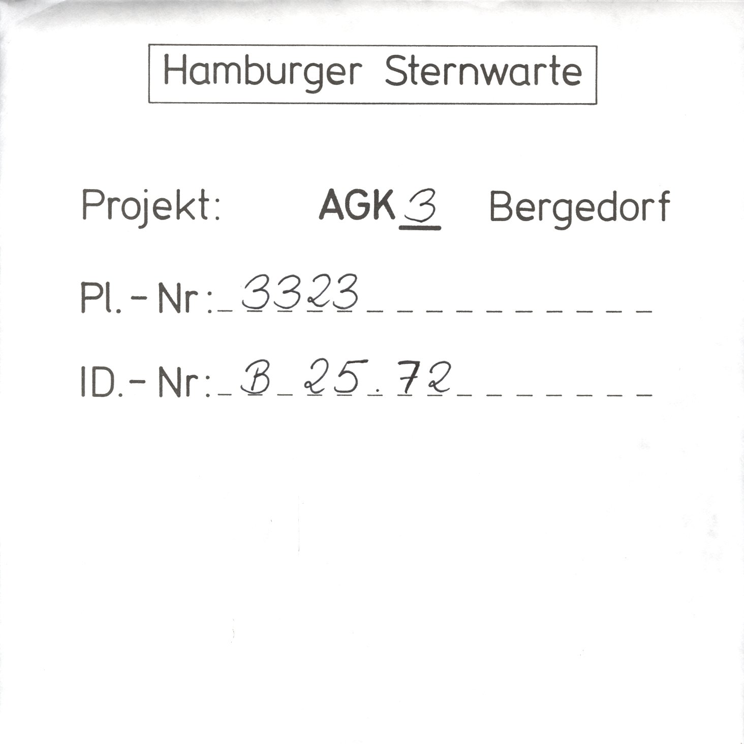 Plattenhuelle AG03323