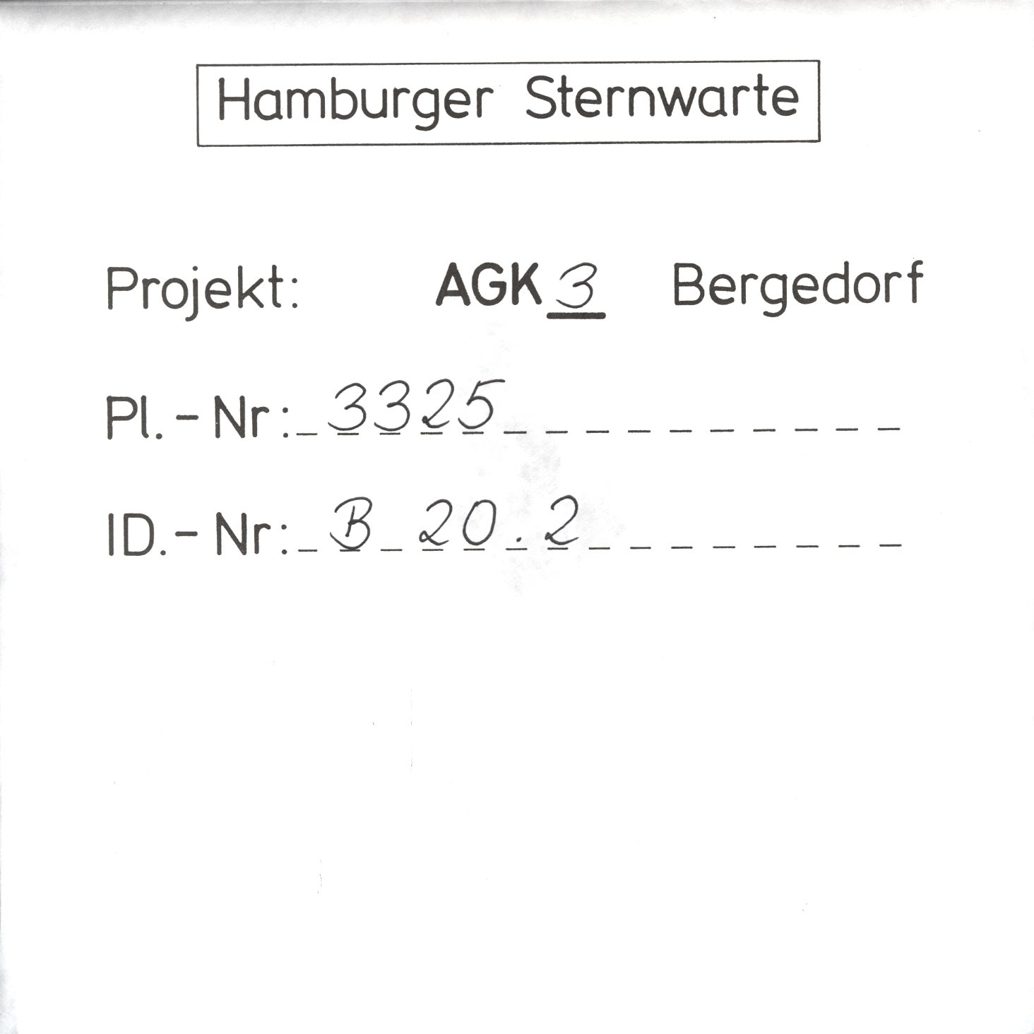 Plattenhuelle AG03325