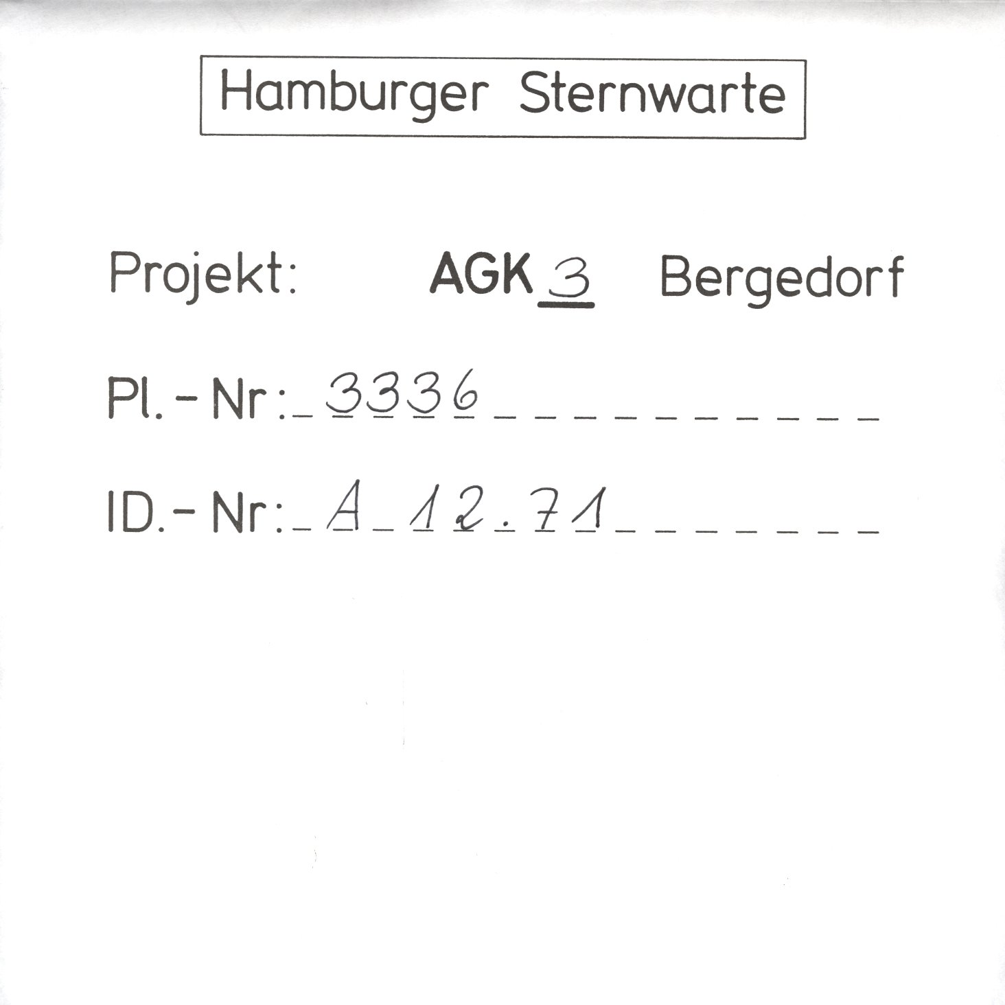 Plattenhuelle AG03336