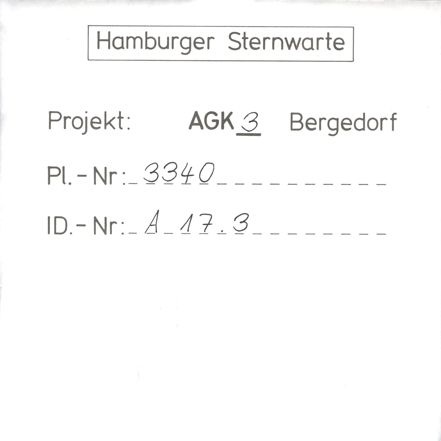 Plattenhuelle AG03340