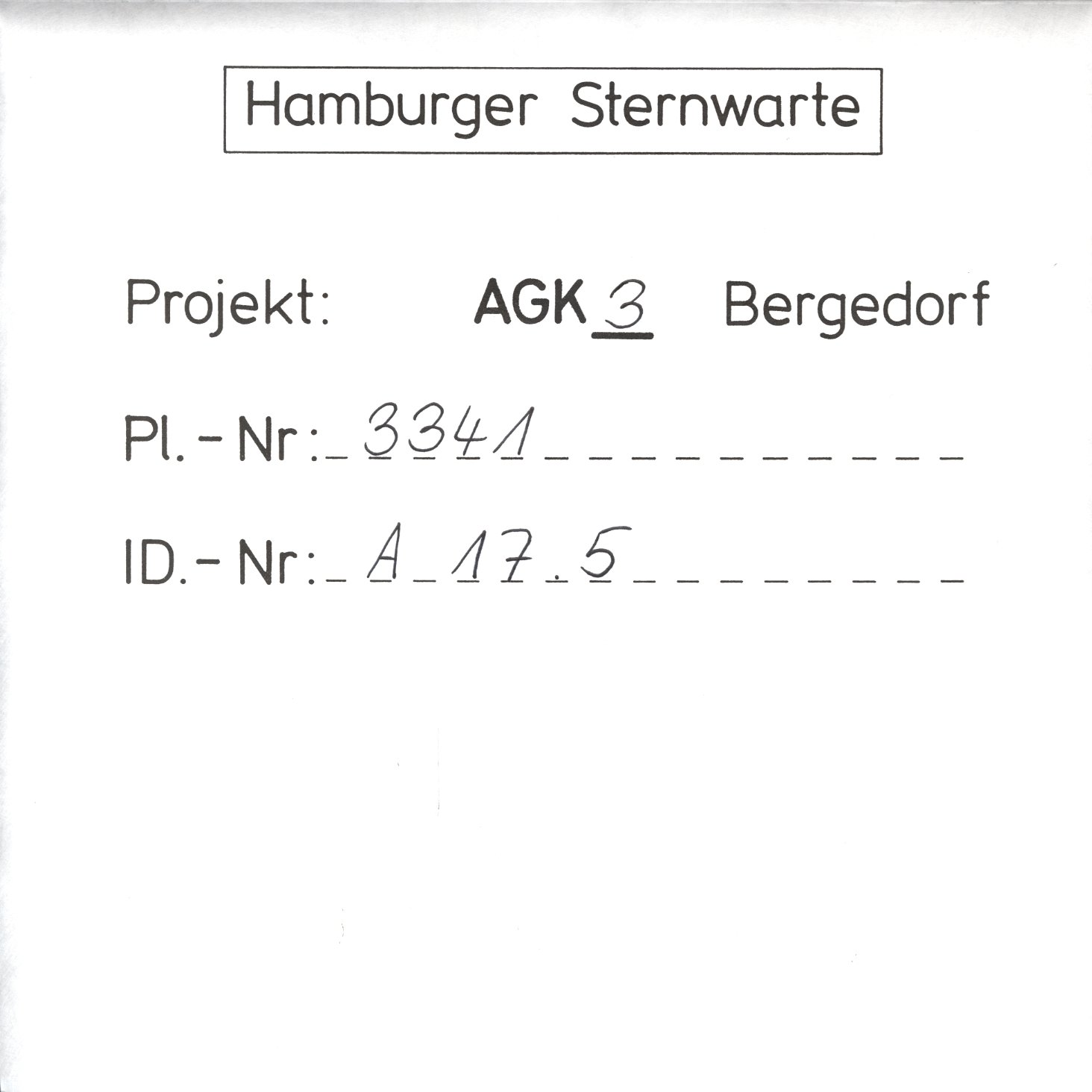 Plattenhuelle AG03341
