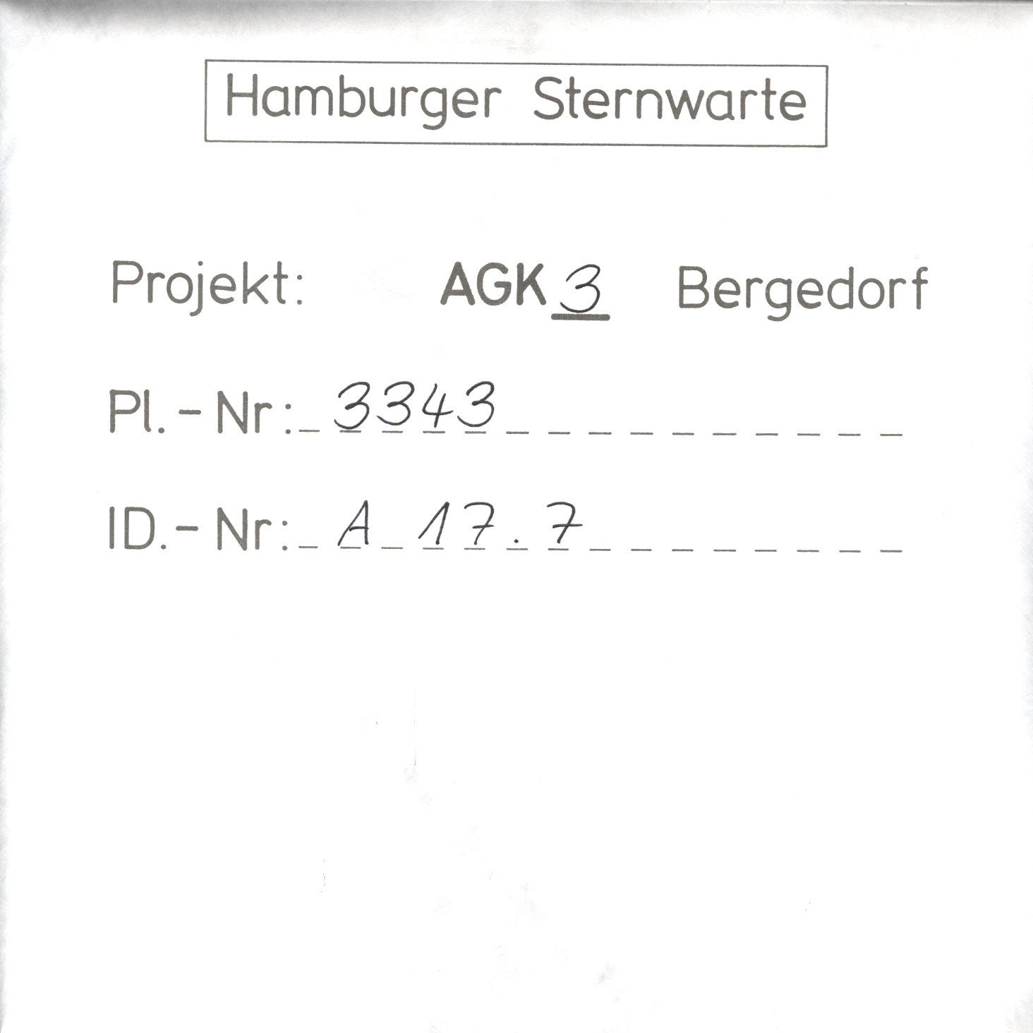 Plattenhuelle AG03343