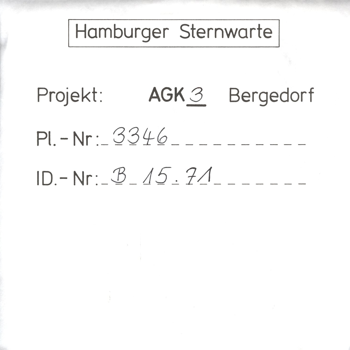 Plattenhuelle AG03346