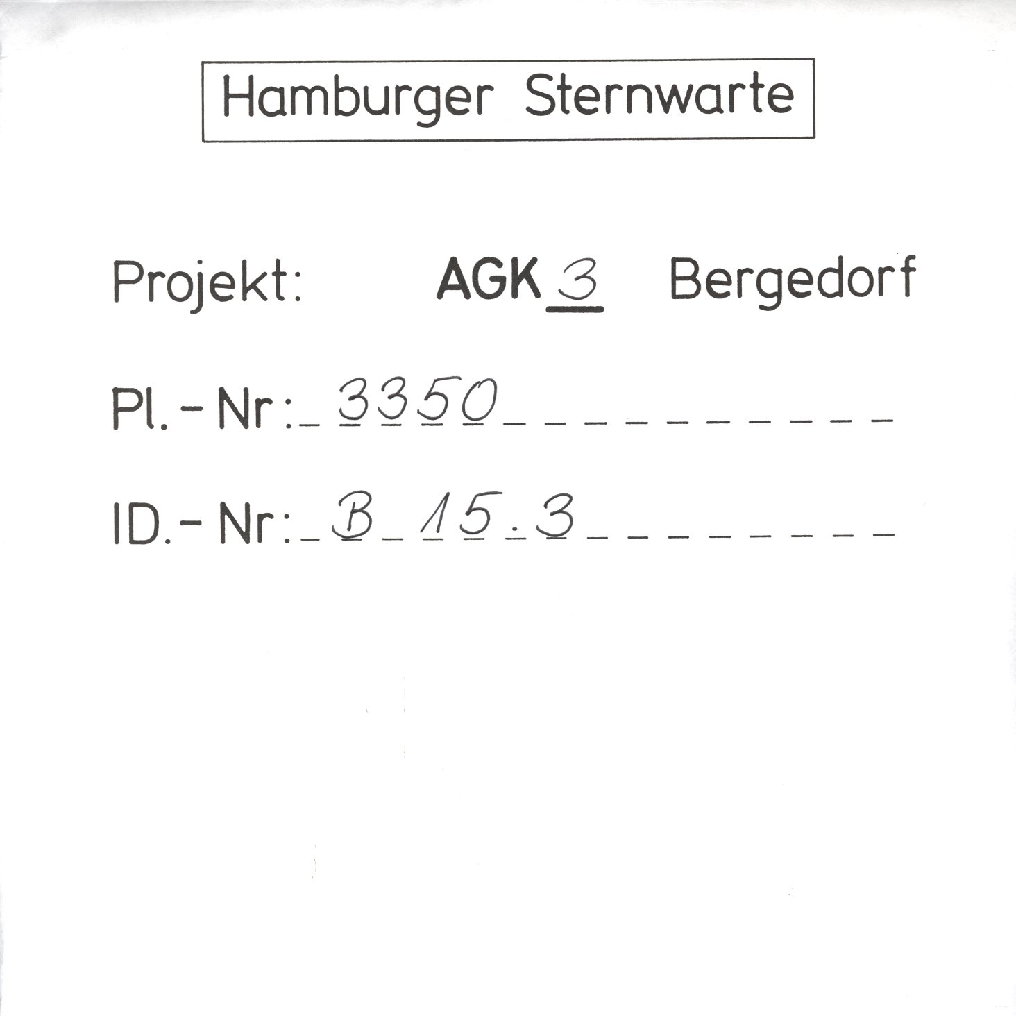 Plattenhuelle AG03350