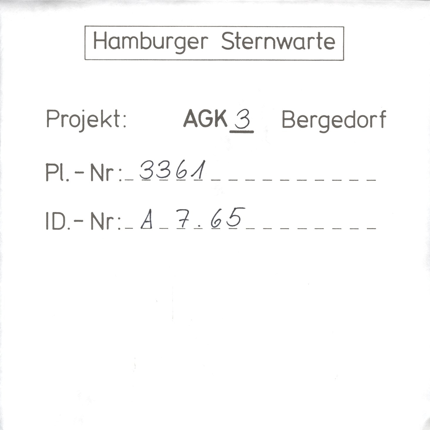Plattenhuelle AG03361