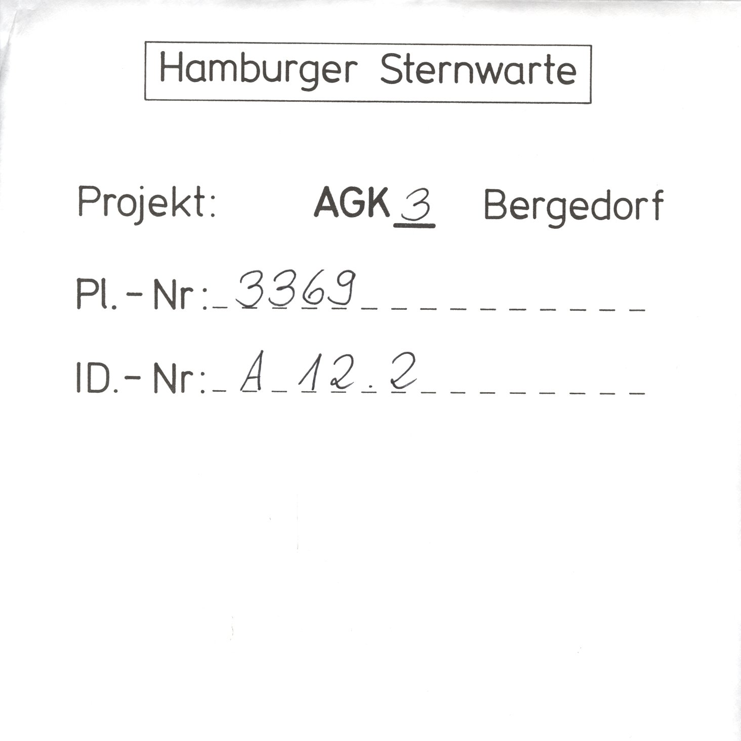 Plattenhuelle AG03369