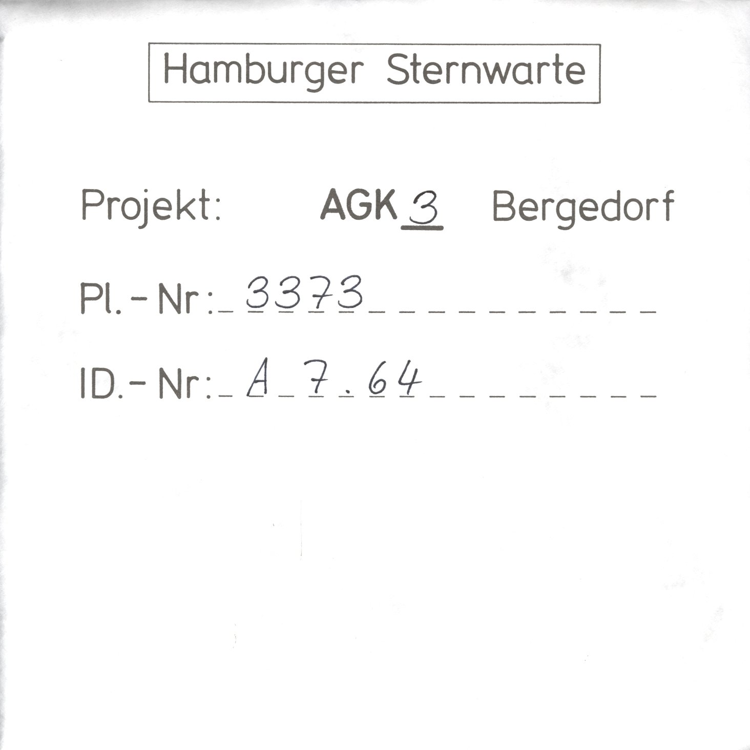 Plattenhuelle AG03373