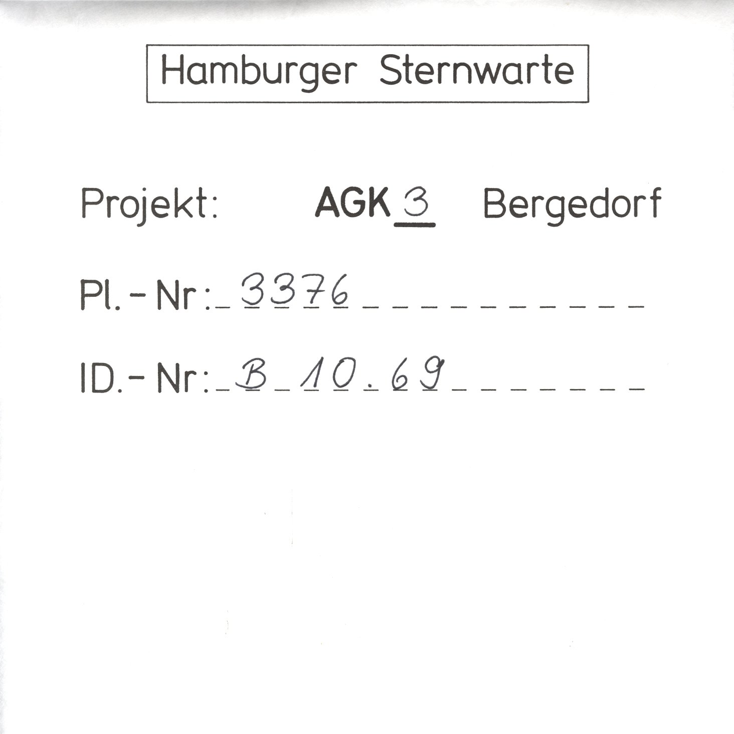 Plattenhuelle AG03376