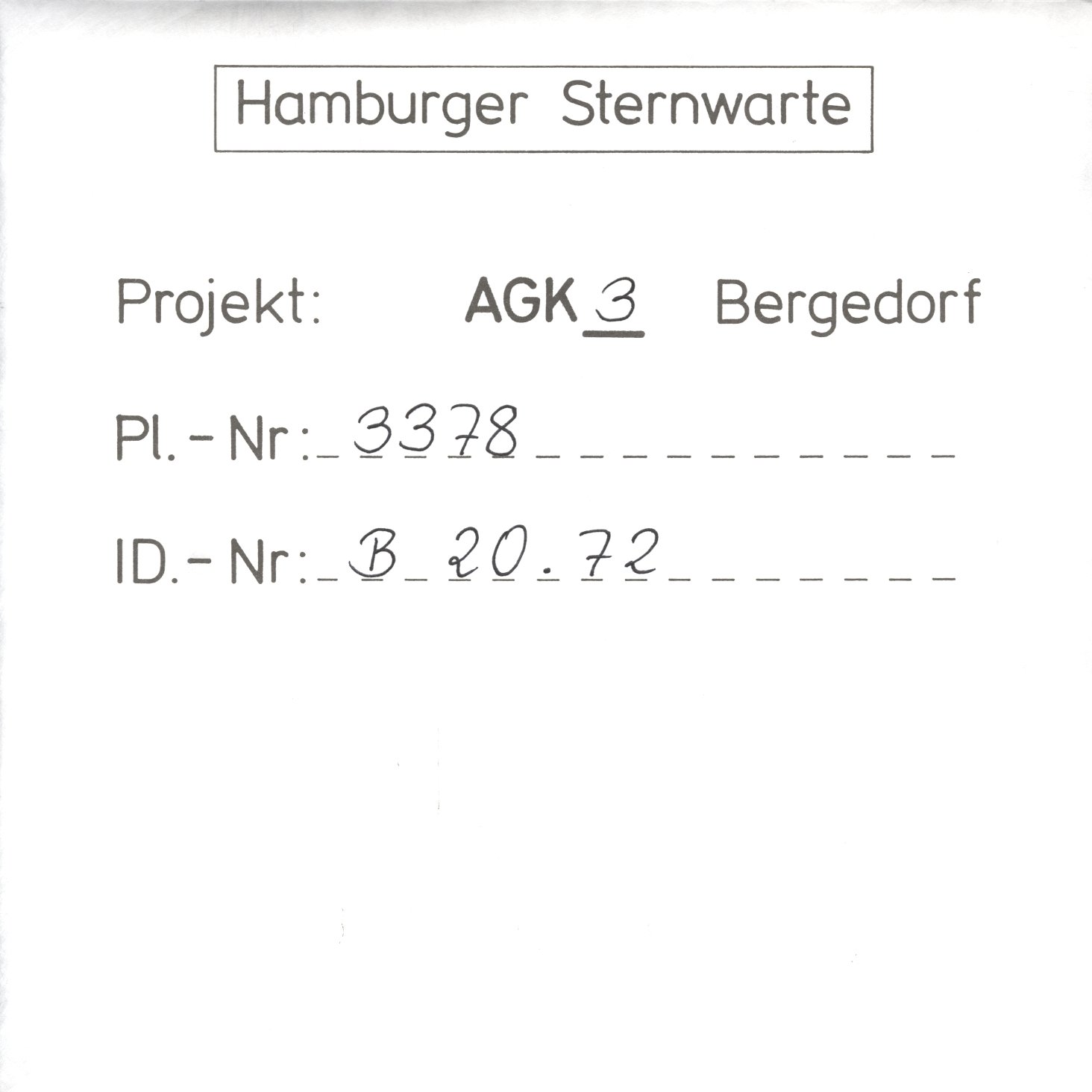 Plattenhuelle AG03378