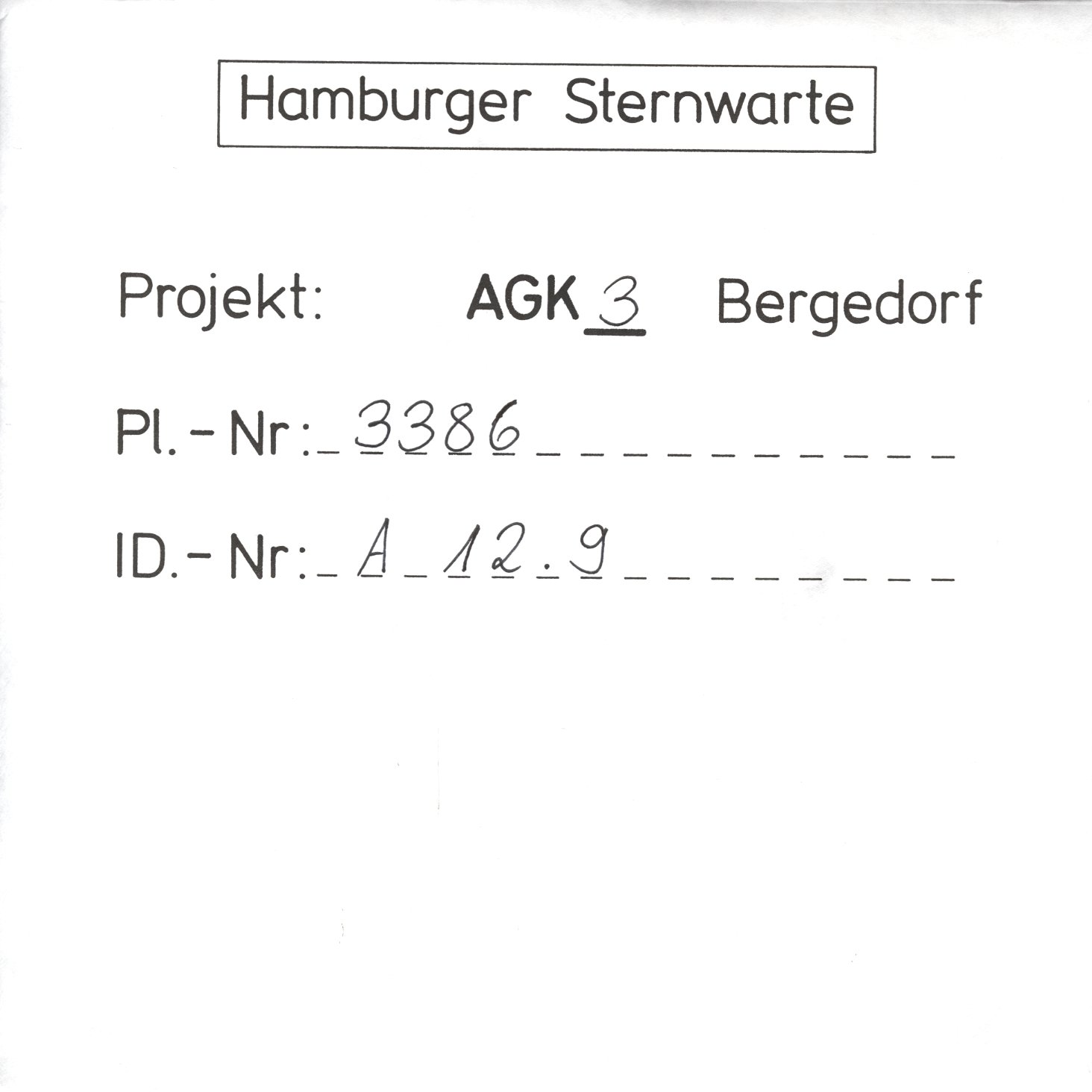 Plattenhuelle AG03386