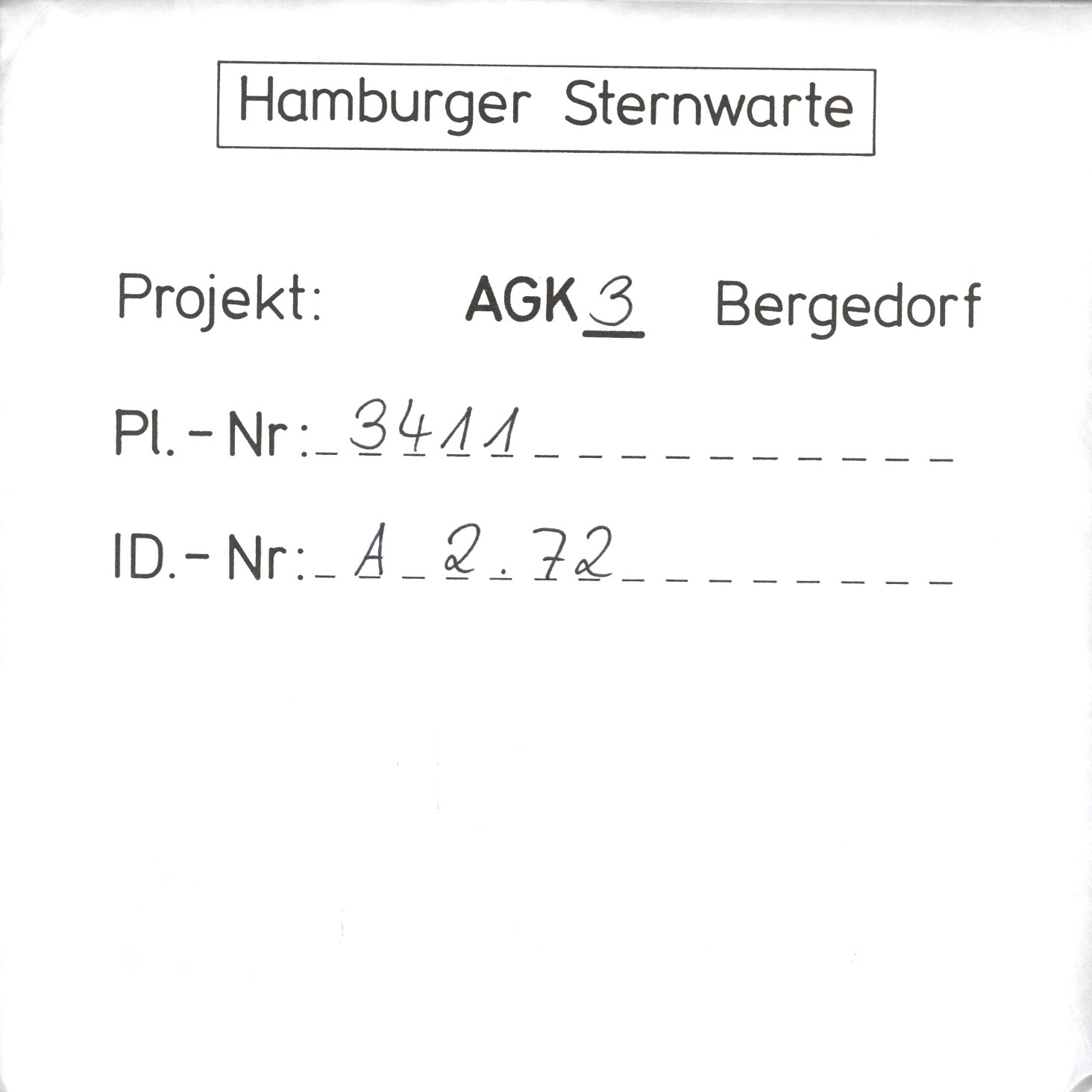 Plattenhuelle AG03411