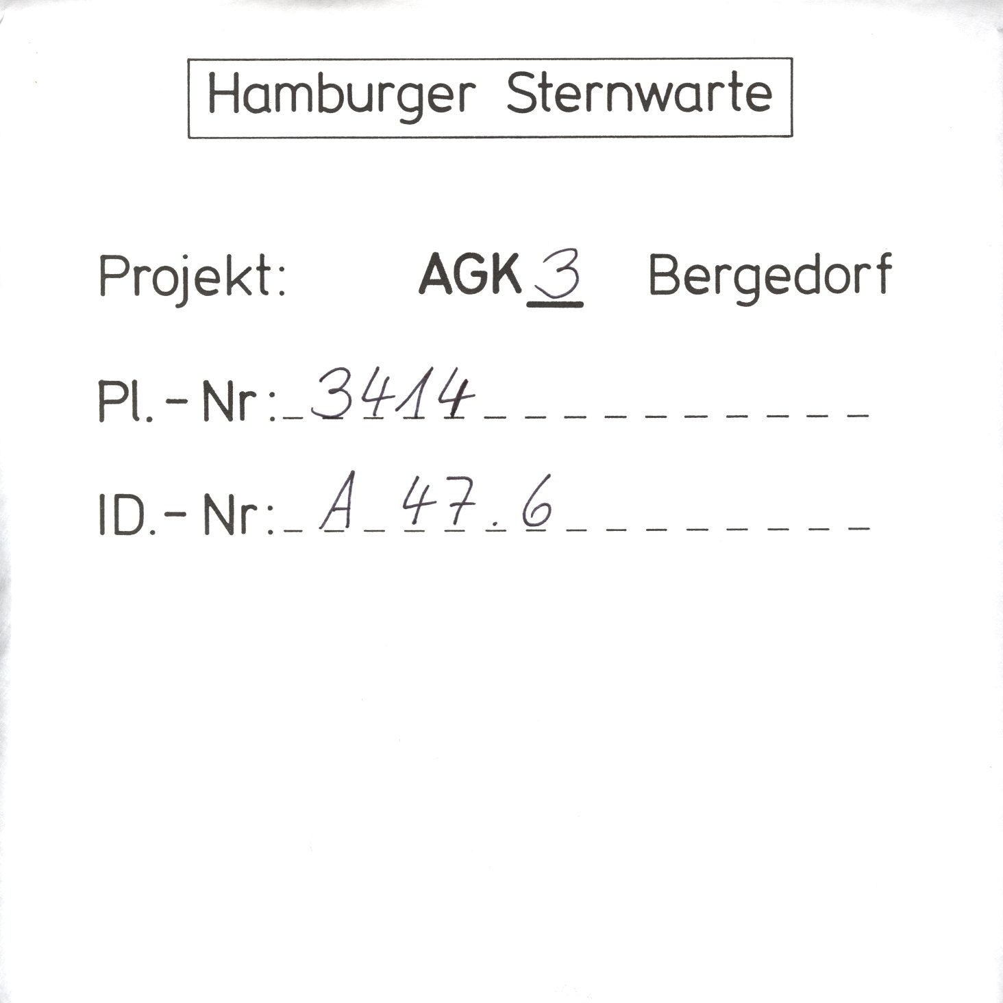 Plattenhuelle AG03414