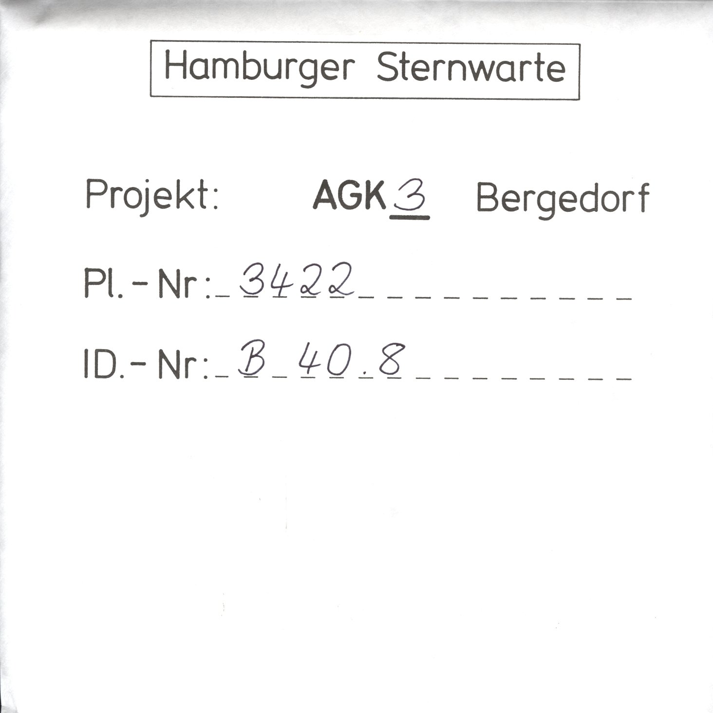 Plattenhuelle AG03422